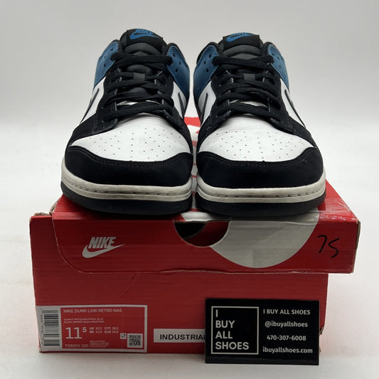 Size 11.5 - Nike Dunk Low Airbrush - Industrial Blue (FD6923-100)
