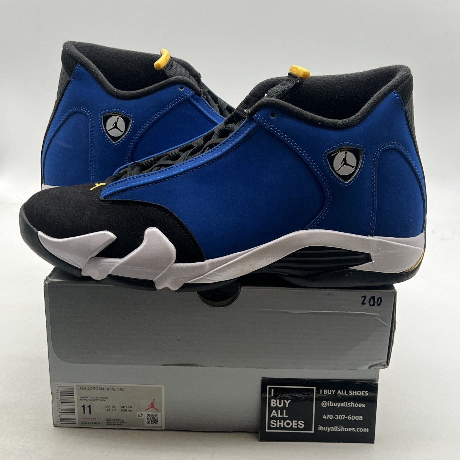 Size 11 - Air Jordan 14 Retro Laney (487471-407)