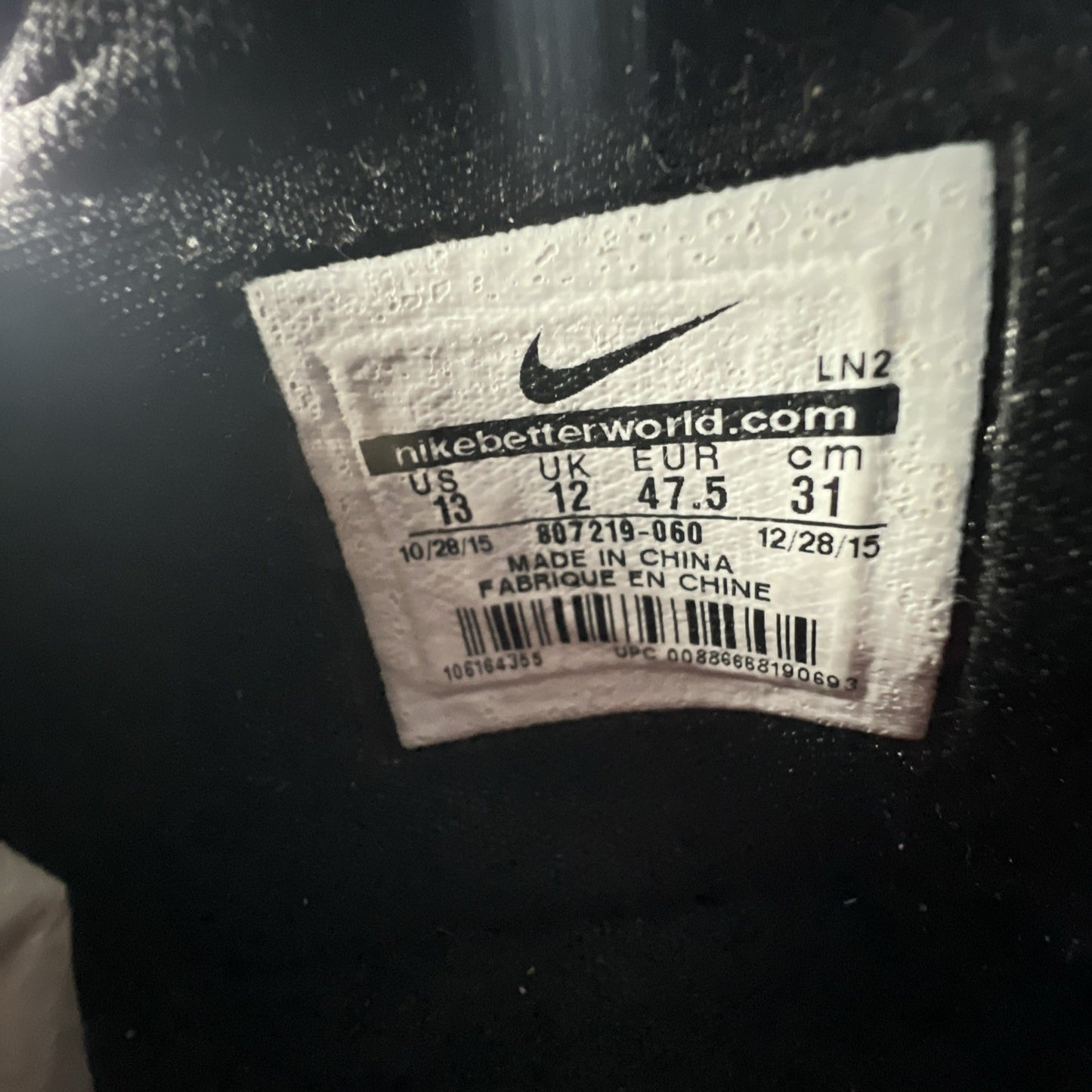 Size 13 - Nike LeBron 13 On Court (807219-060)