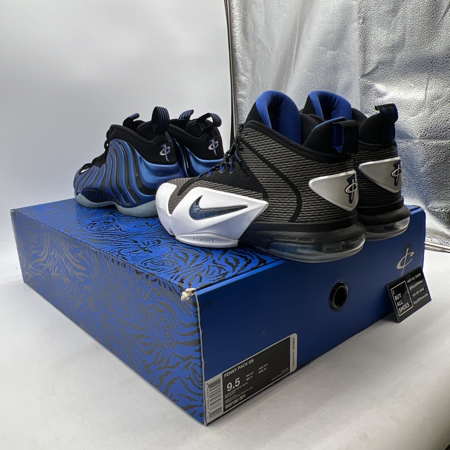 Size 9.5 - Nike Air Penny QS Sharpie Pack (800180-001)