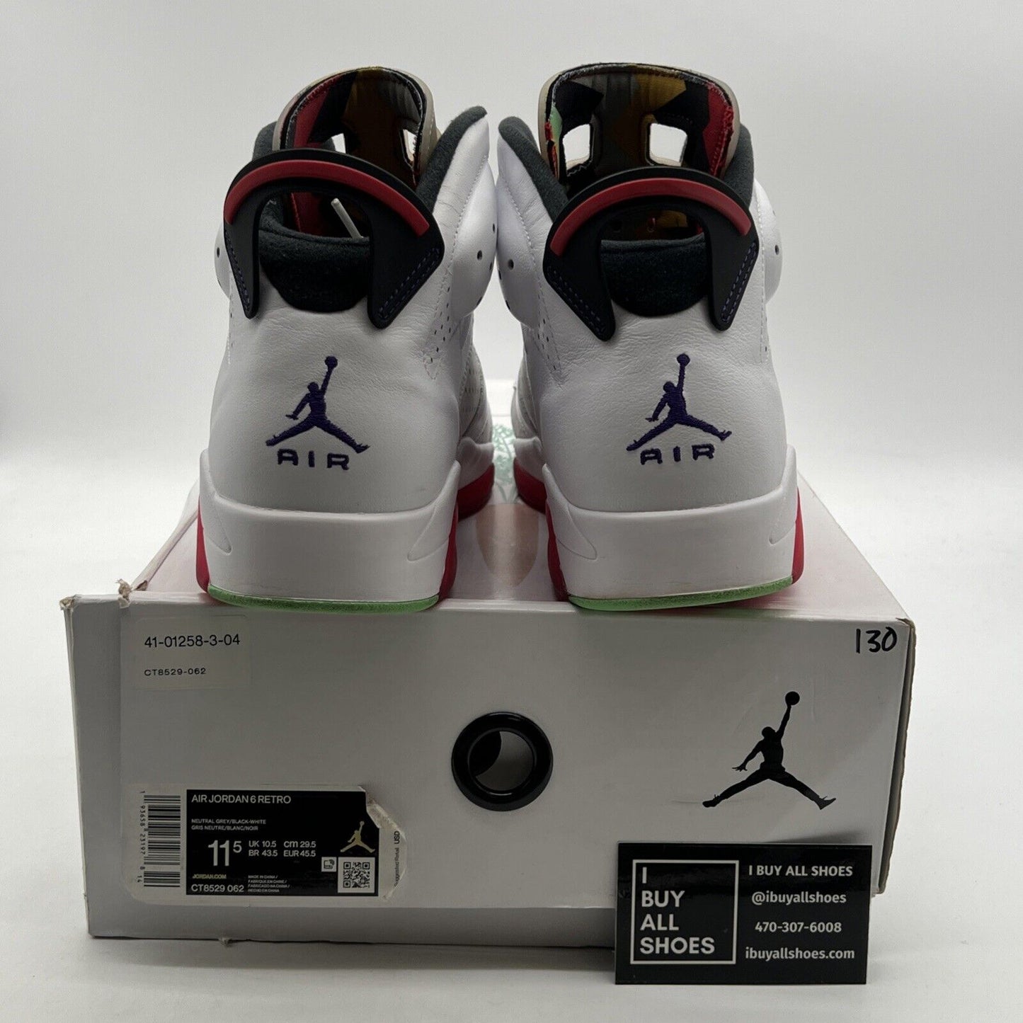 Size 11.5 - Air Jordan 6 Retro Hare (CT8529-062)