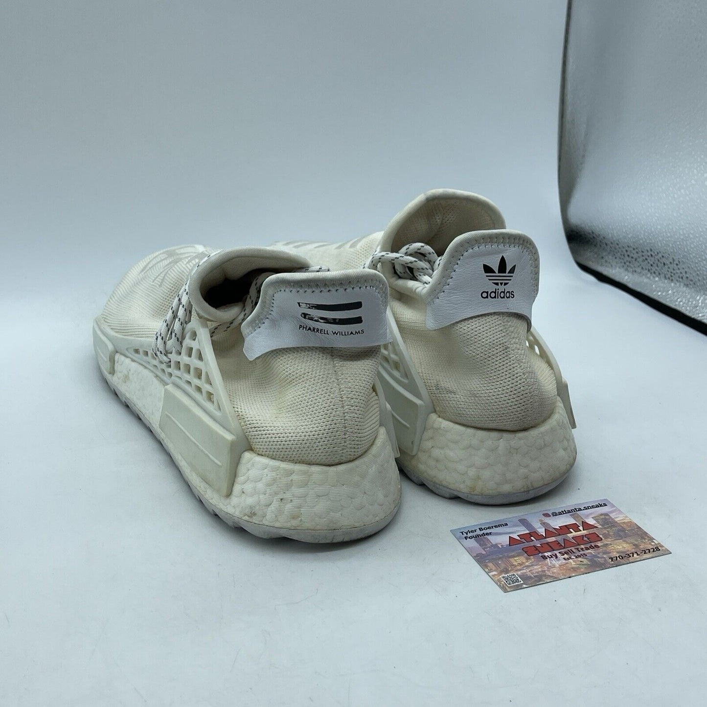 Size 13 - adidas Pharrell x NMD Human Race Trail Blank Canvas Suede (AC7031)