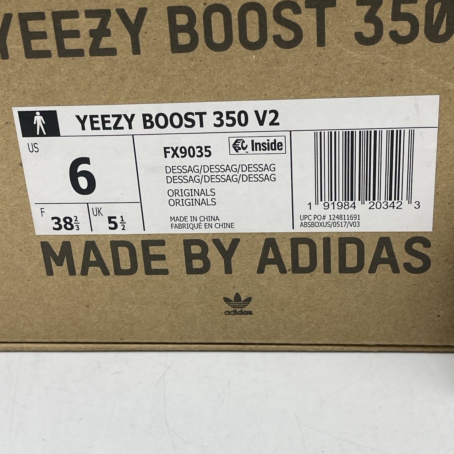 Size 6 - adidas Yeezy Boost 350 V2 Desert Sage Green Orange Suede (FX9035)