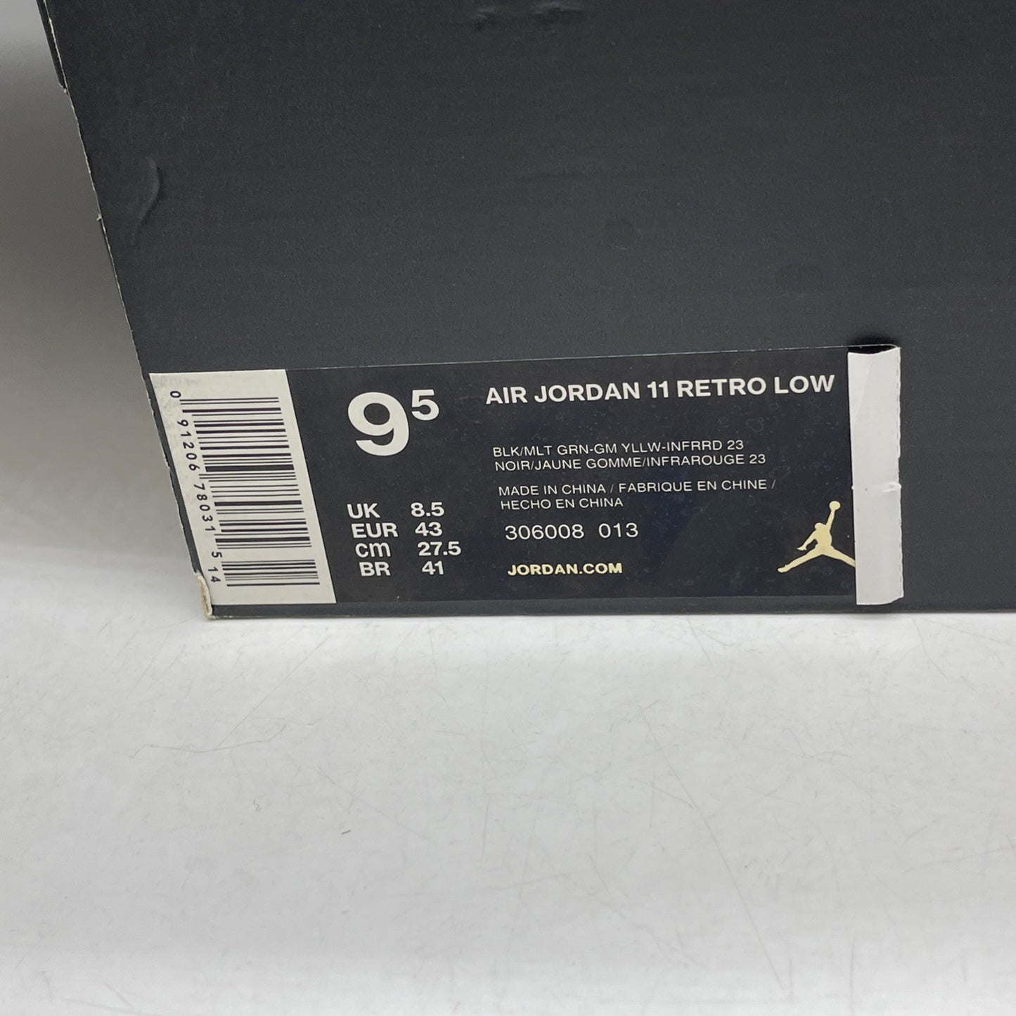 Size 9.5 - Air Jordan 11 IE Low Croc (306008-013)