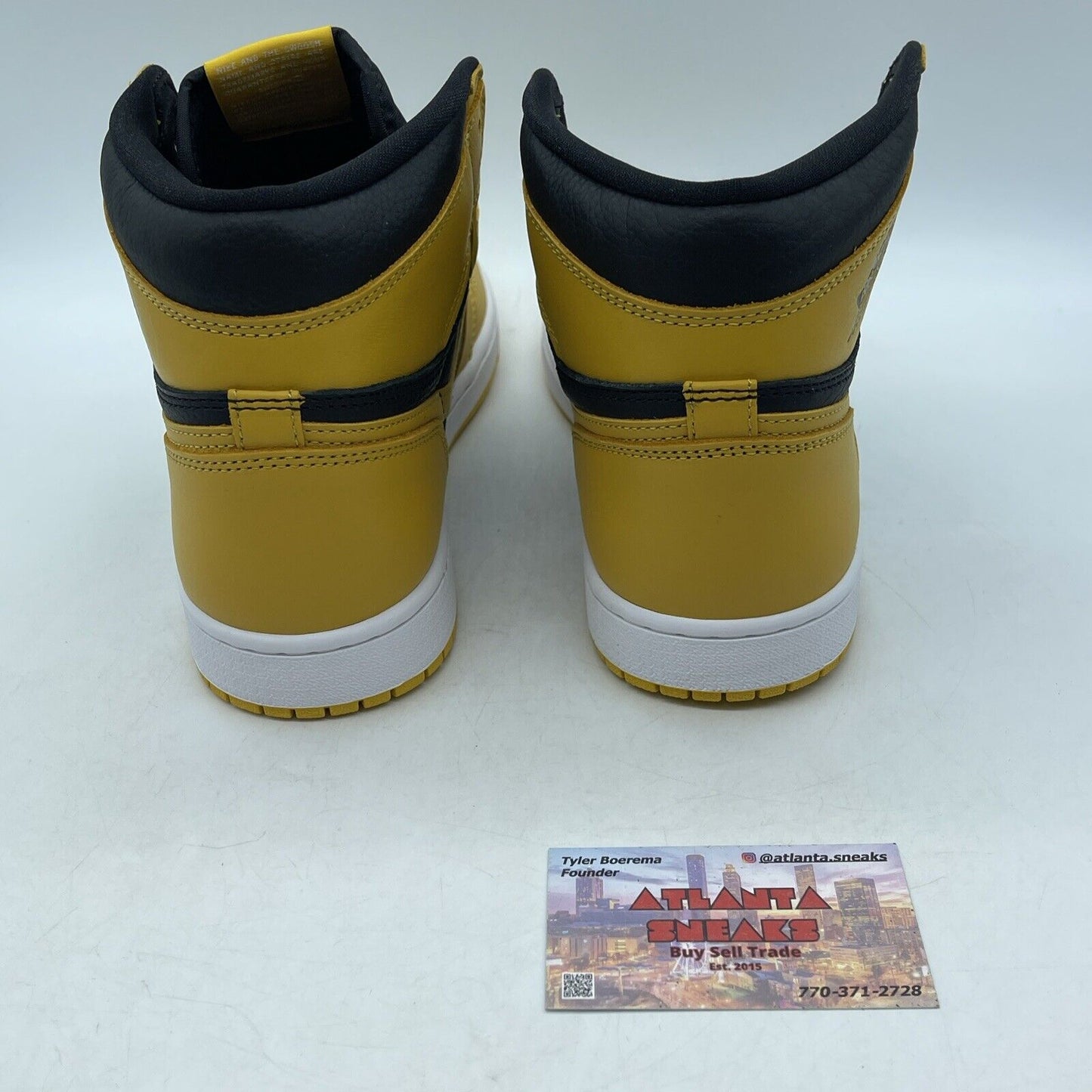 Size 10 - Jordan 1 Retro OG High Pollen Yellow Black White (555088-701)