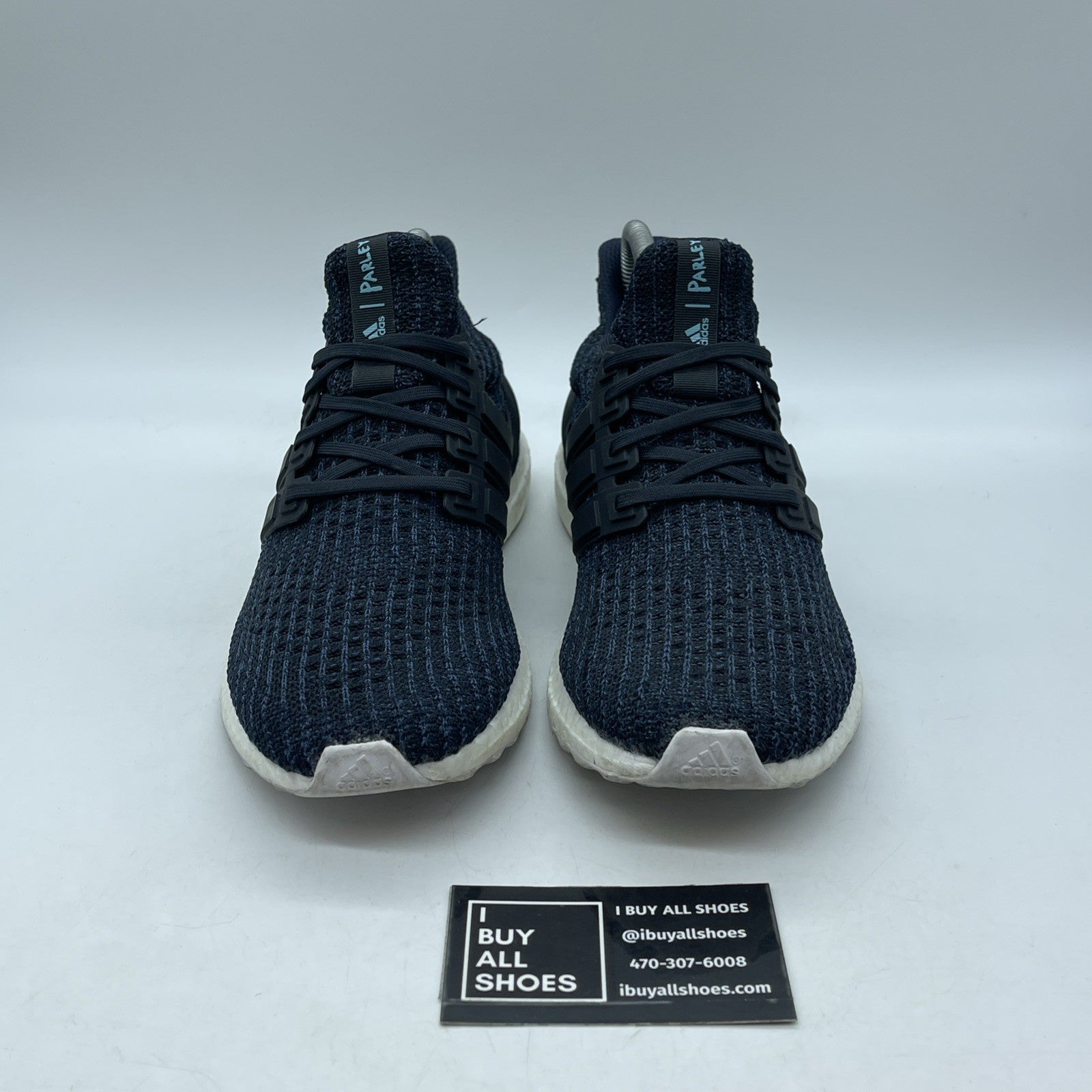Size 8 - adidas Parley x UltraBoost Deep Ocean Blue Suede (AC7836)