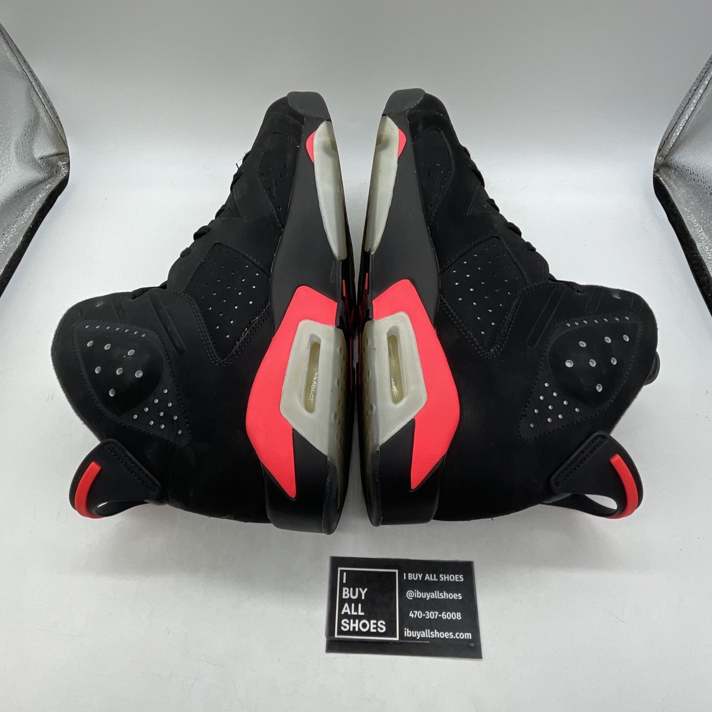 Size 14 - Air Jordan 6 Retro Infrared Black 2014 (384664-023)