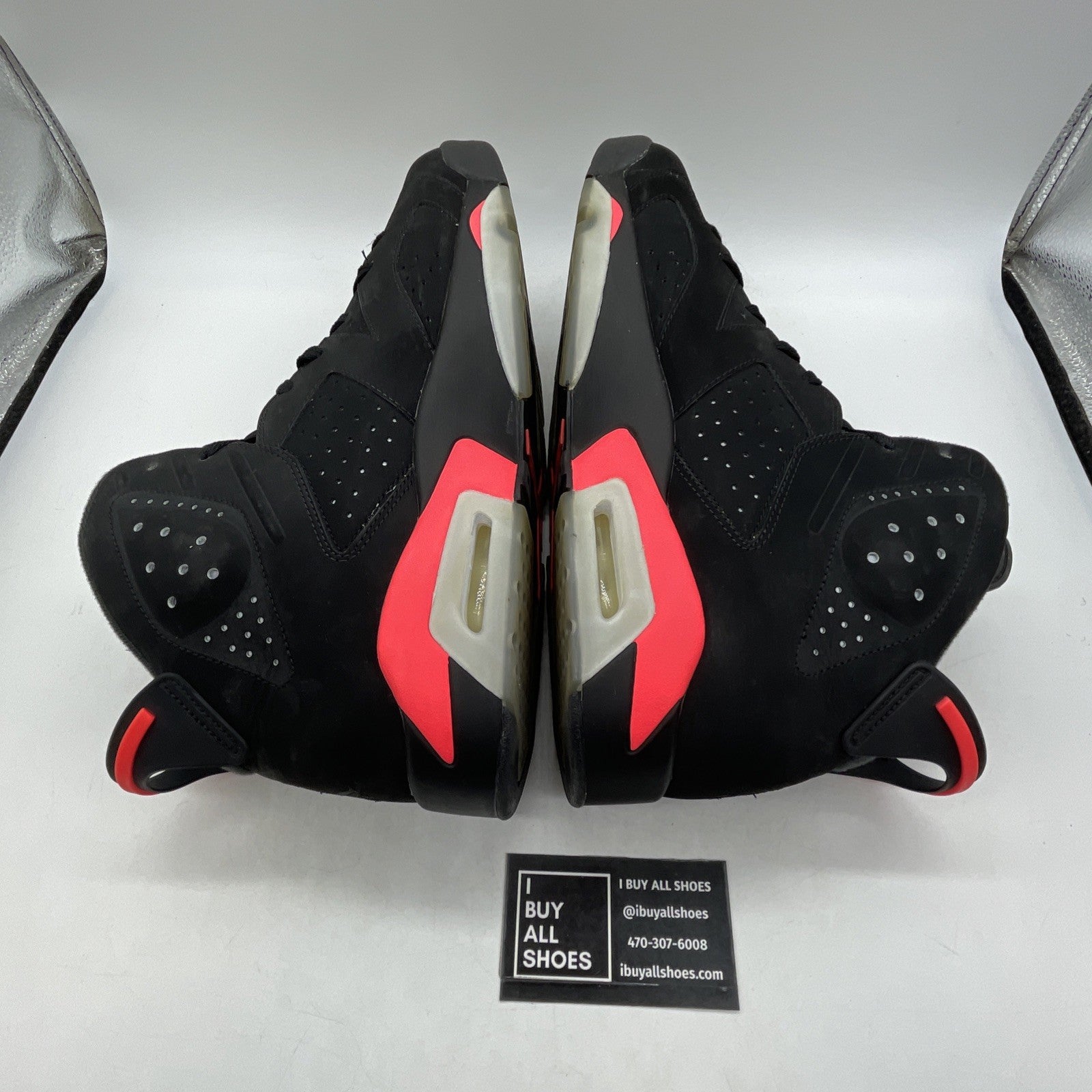 Size 14 - Air Jordan 6 Retro Infrared Black 2014 (384664-023)