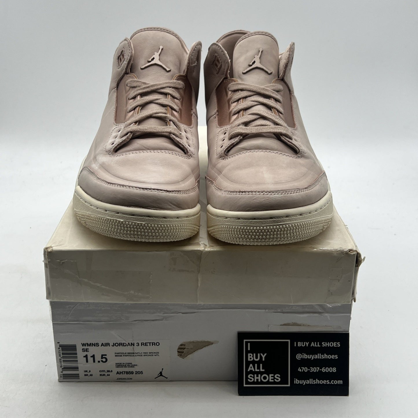 Size 11.5 - Air Jordan 3 SE Particle Beige W (AH7859-205)