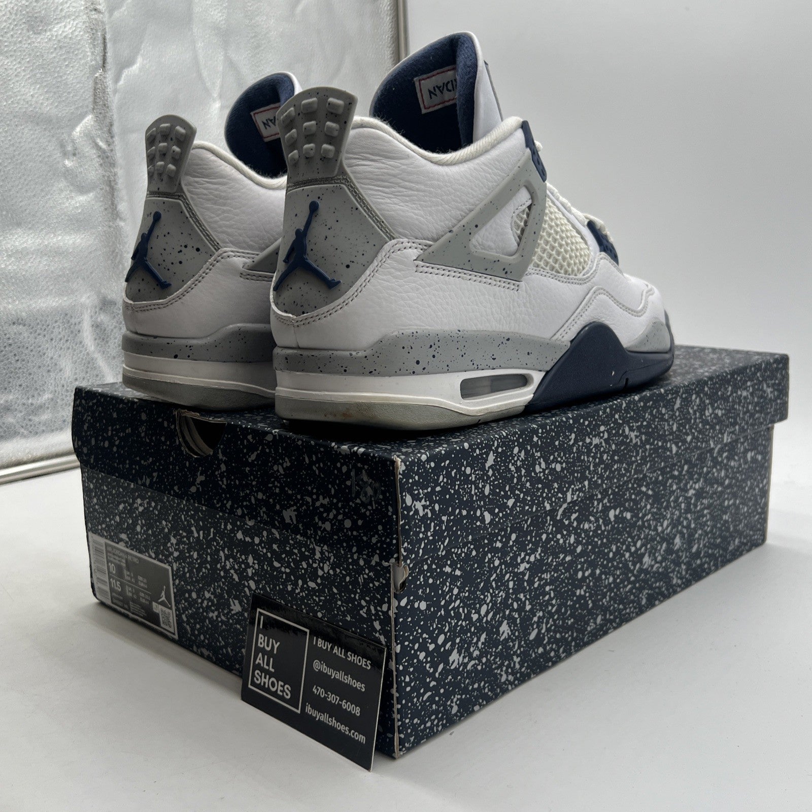 Size 10 - Air Jordan 4 Retro Mid Midnight Navy (DH6927-140)