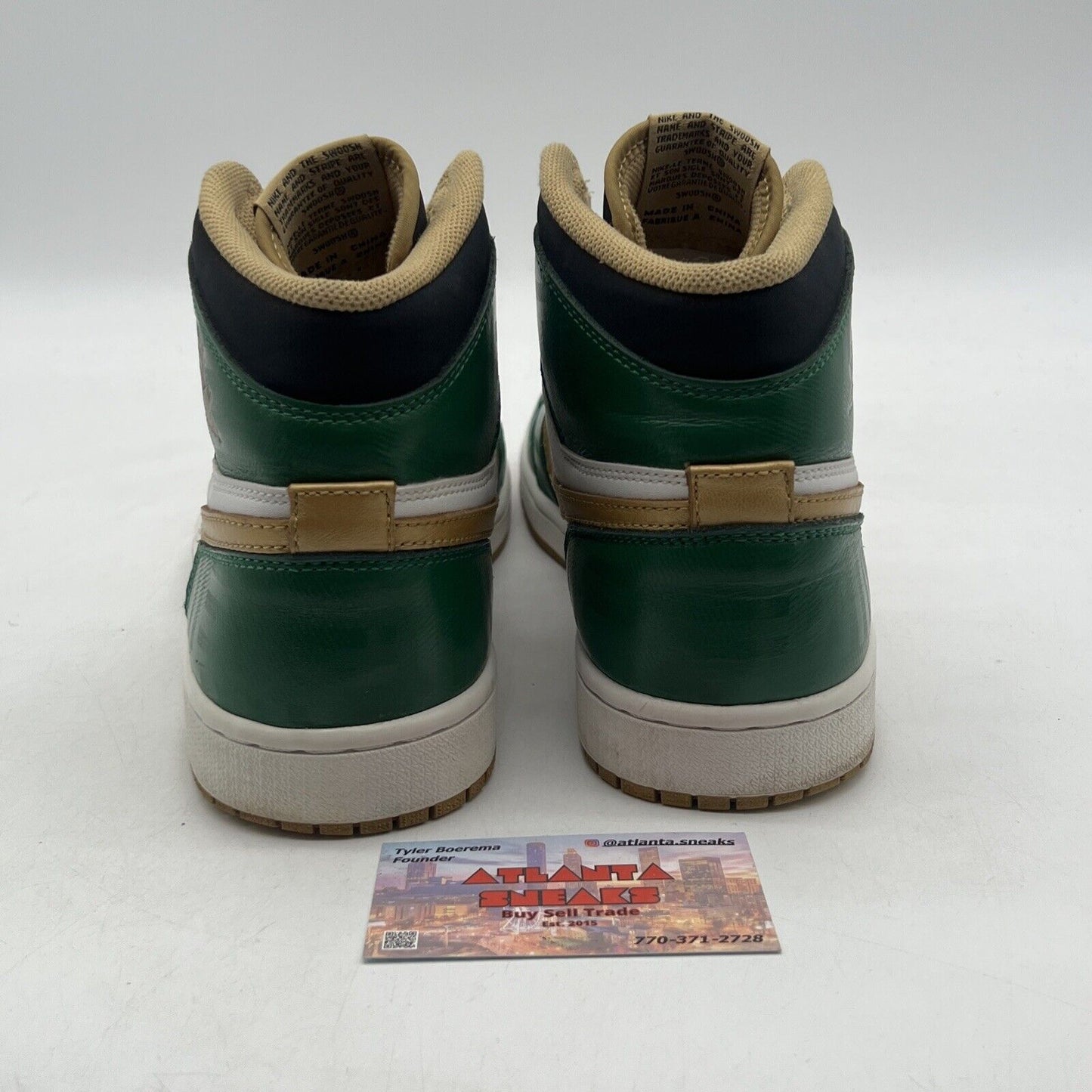 Size 10 - Air Jordan 1 Retro OG High Celtics (555088-315)