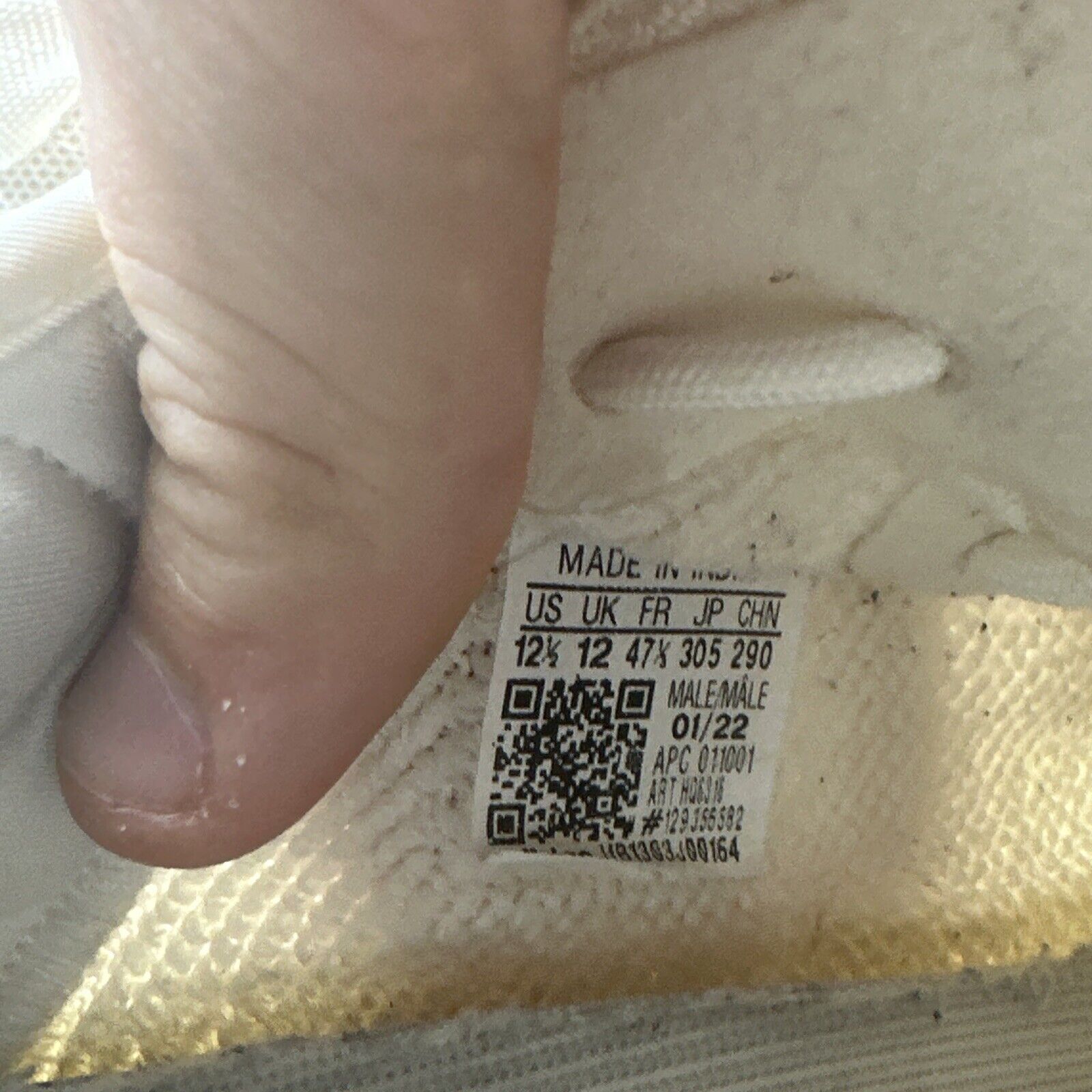 Size 12.5 - adidas Yeezy Boost 350 V2 Low Bone