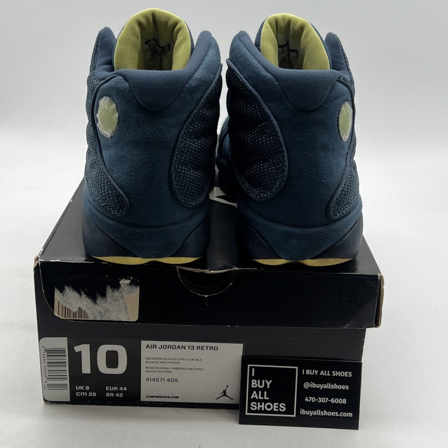 Size 10 - Air Jordan 13 Retro Squadron Blue (414571-405)