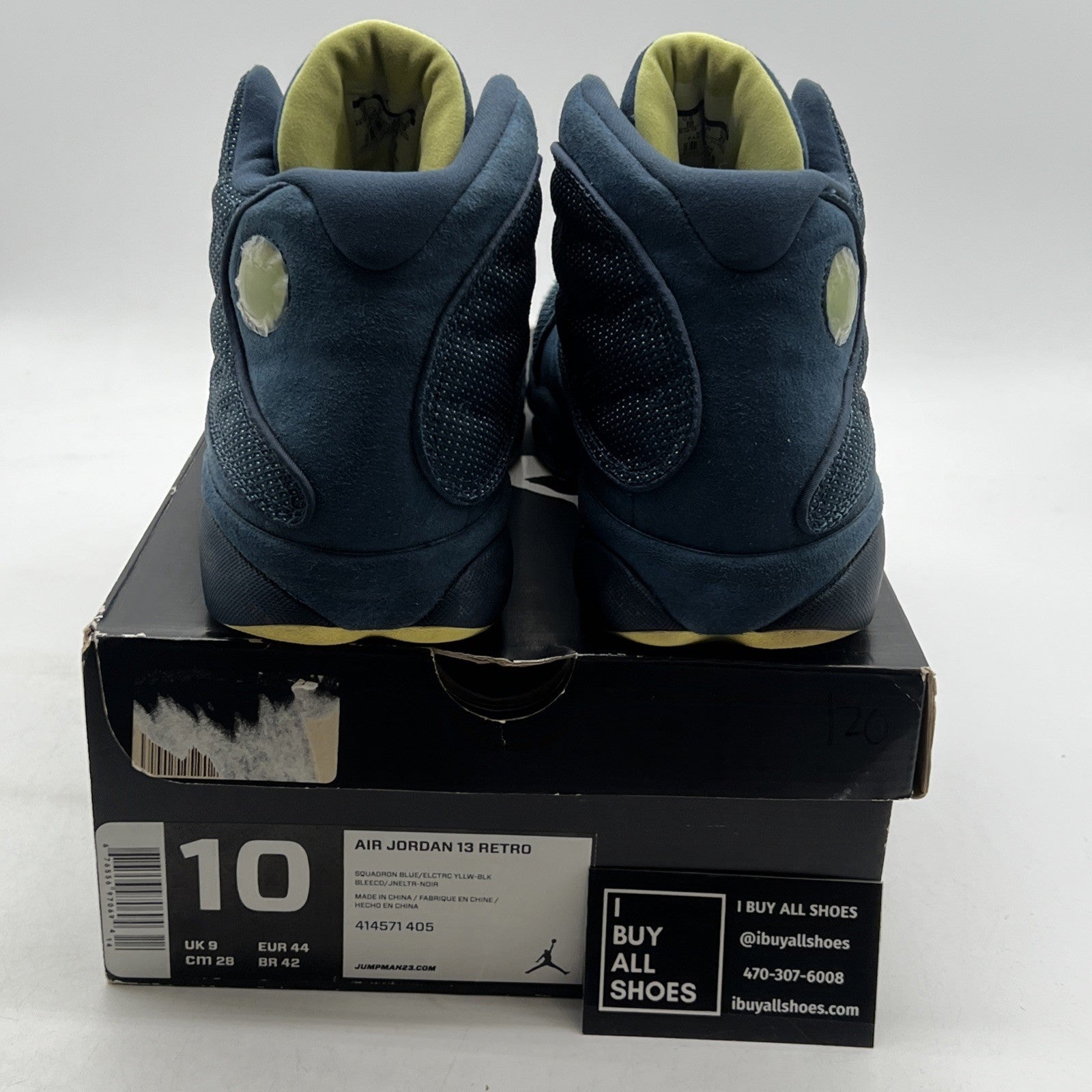 Size 10 - Air Jordan 13 Retro Squadron Blue (414571-405)