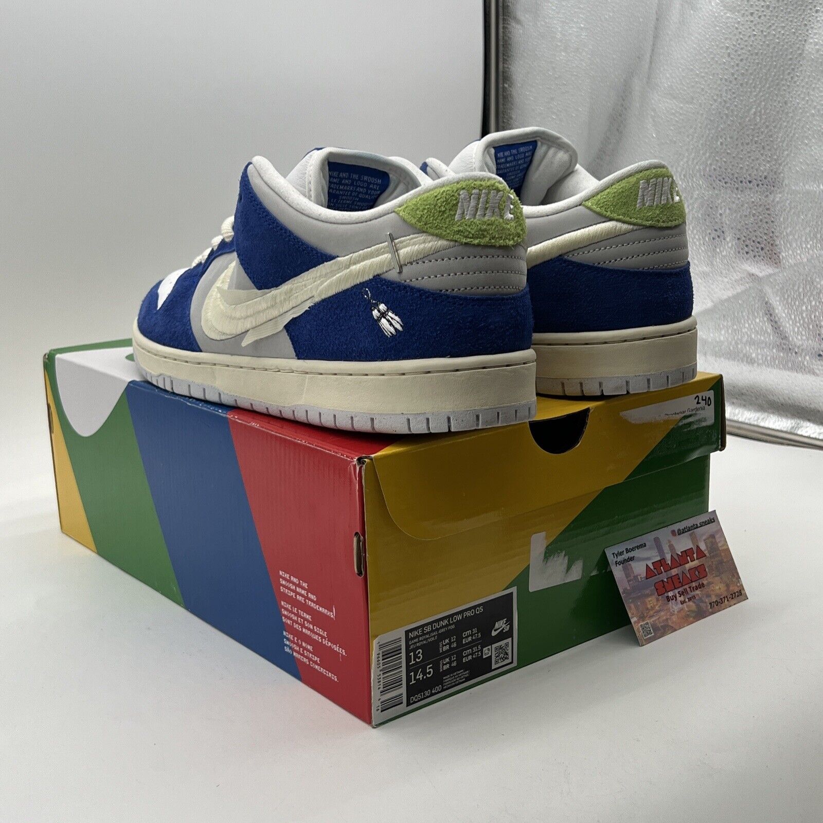 Size 13 - Nike Fly Streetwear x Dunk Pro SB Low Gardenia (DQ5130-400)