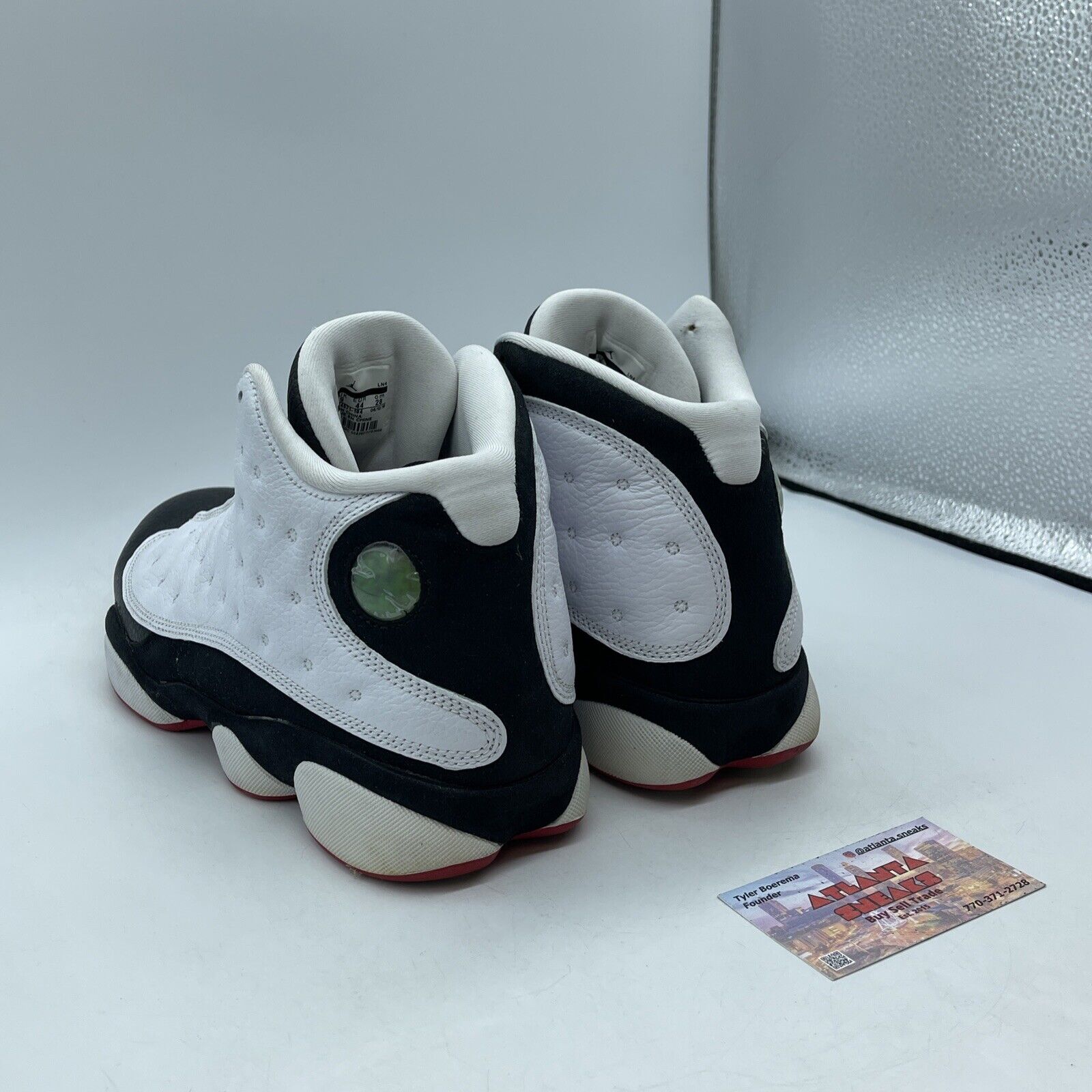 Size 10 - Jordan 13 Retro He Got Game Red White Leather Black Suede (414571-104)