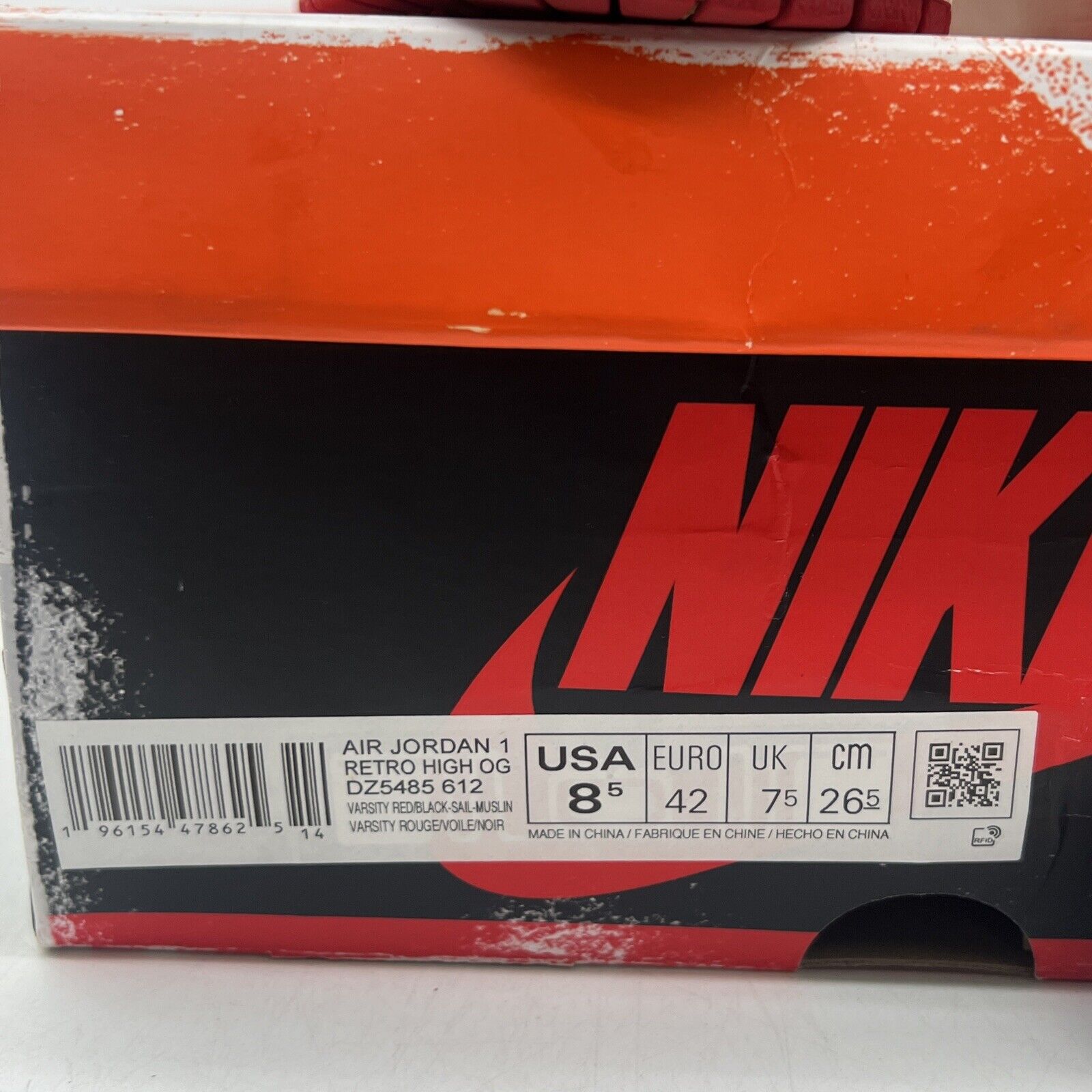 Size 8.5 - Jordan 1 Retro High OG Chicago Reimagined Lost & Found (DZ5485-612)