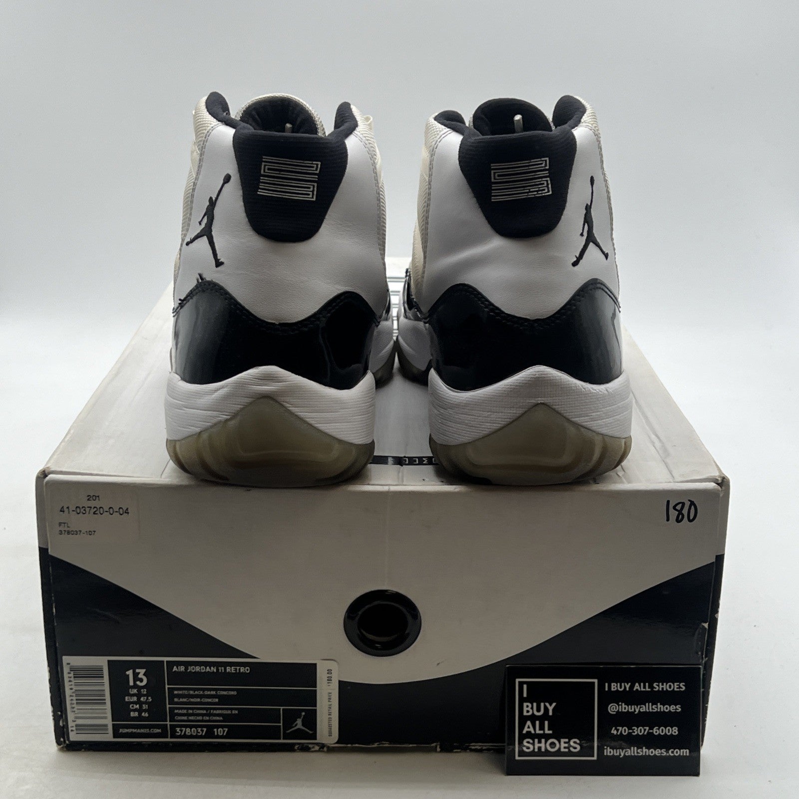 Size 13 - Air Jordan 11 Retro Concord 2011 (378037-107)