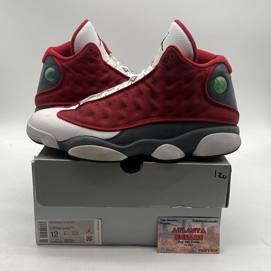 Size 12 - Jordan 13 Red/White - White Red Grey Suede (DJ5982-600)