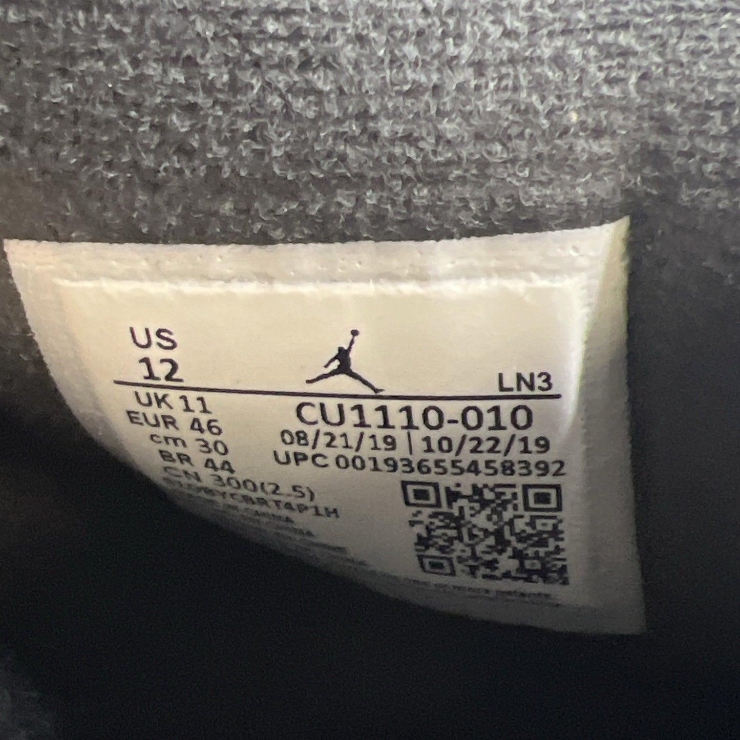 Size 12 - Air Jordan 4 Retro Mid Black Cat (CU1110-010)