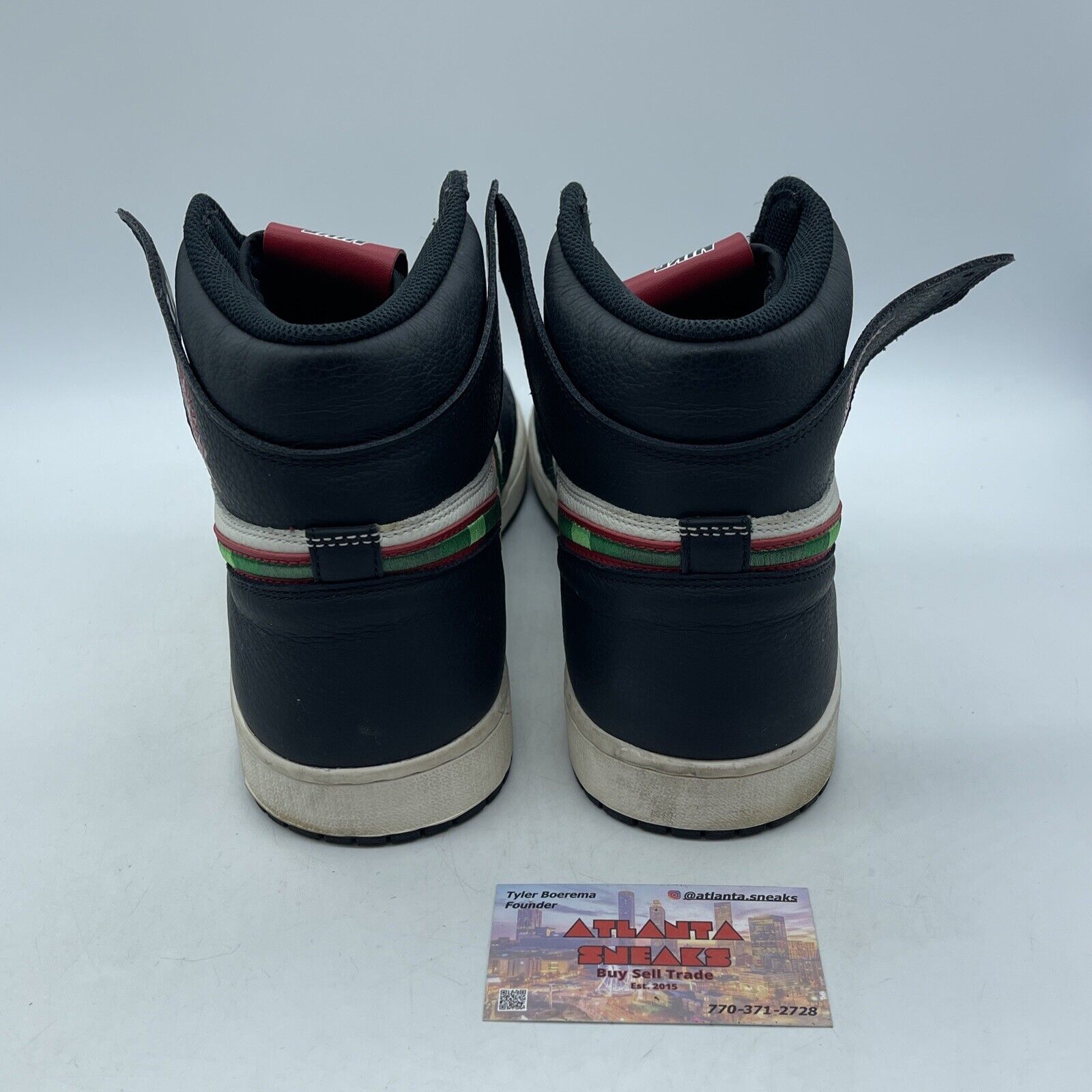 Size 13 - Air Jordan 1 Retro OG High A Star Is Born Black Green (555088-015)