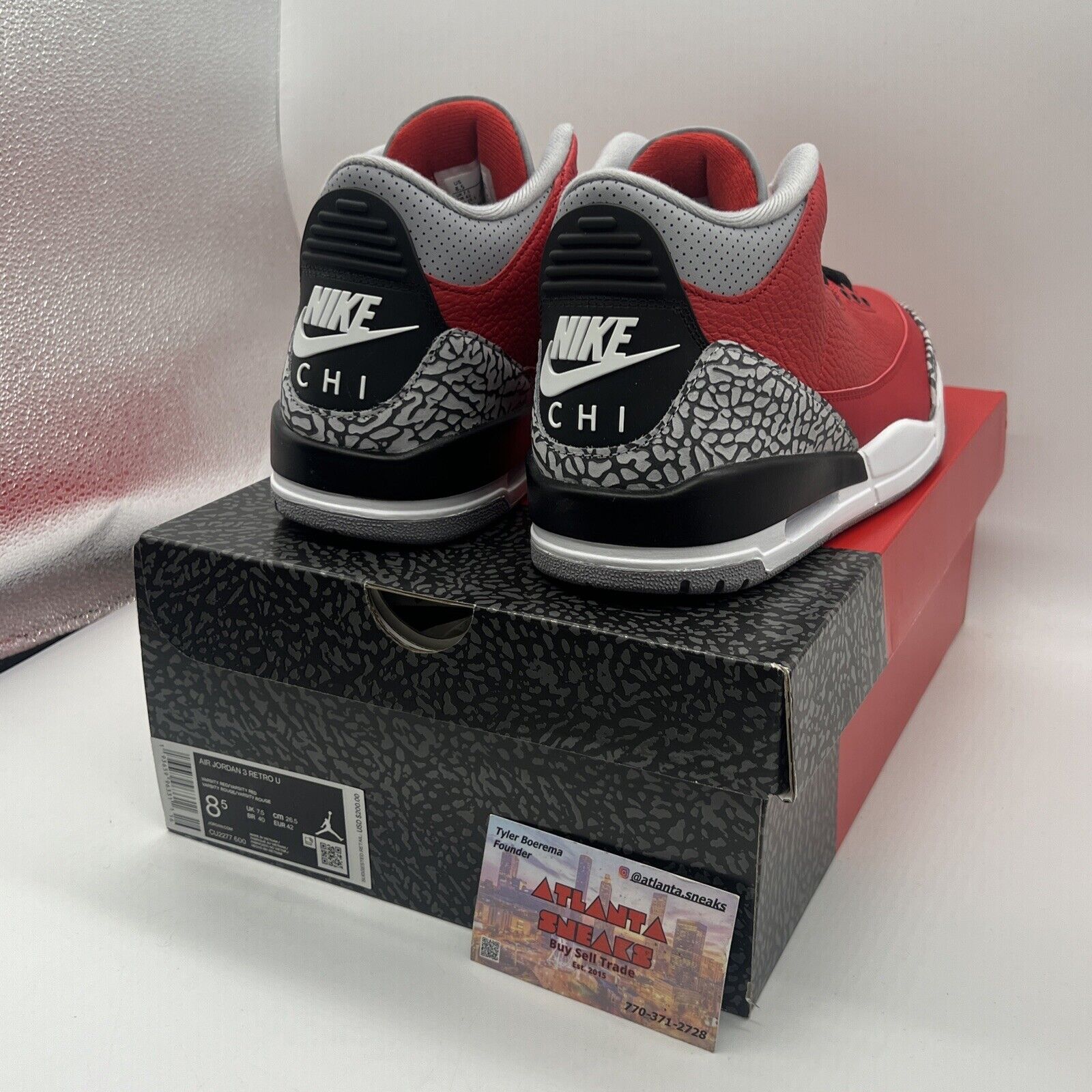 Size 8.5 - Air Jordan 3 Retro SE Unite - CHI Exclusive