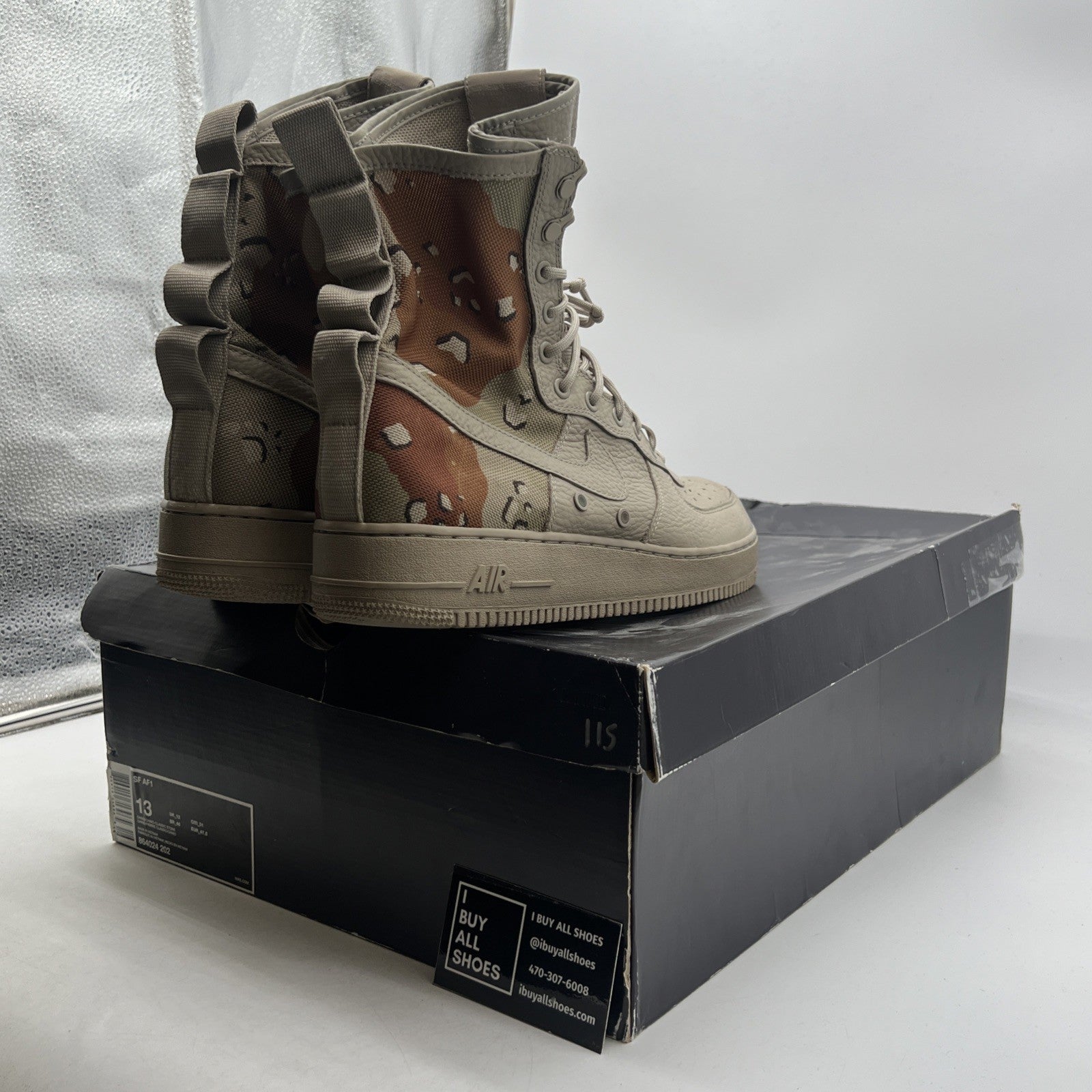 Size 13 - Nike SF Air Force 1 Desert Camo (864024-202)
