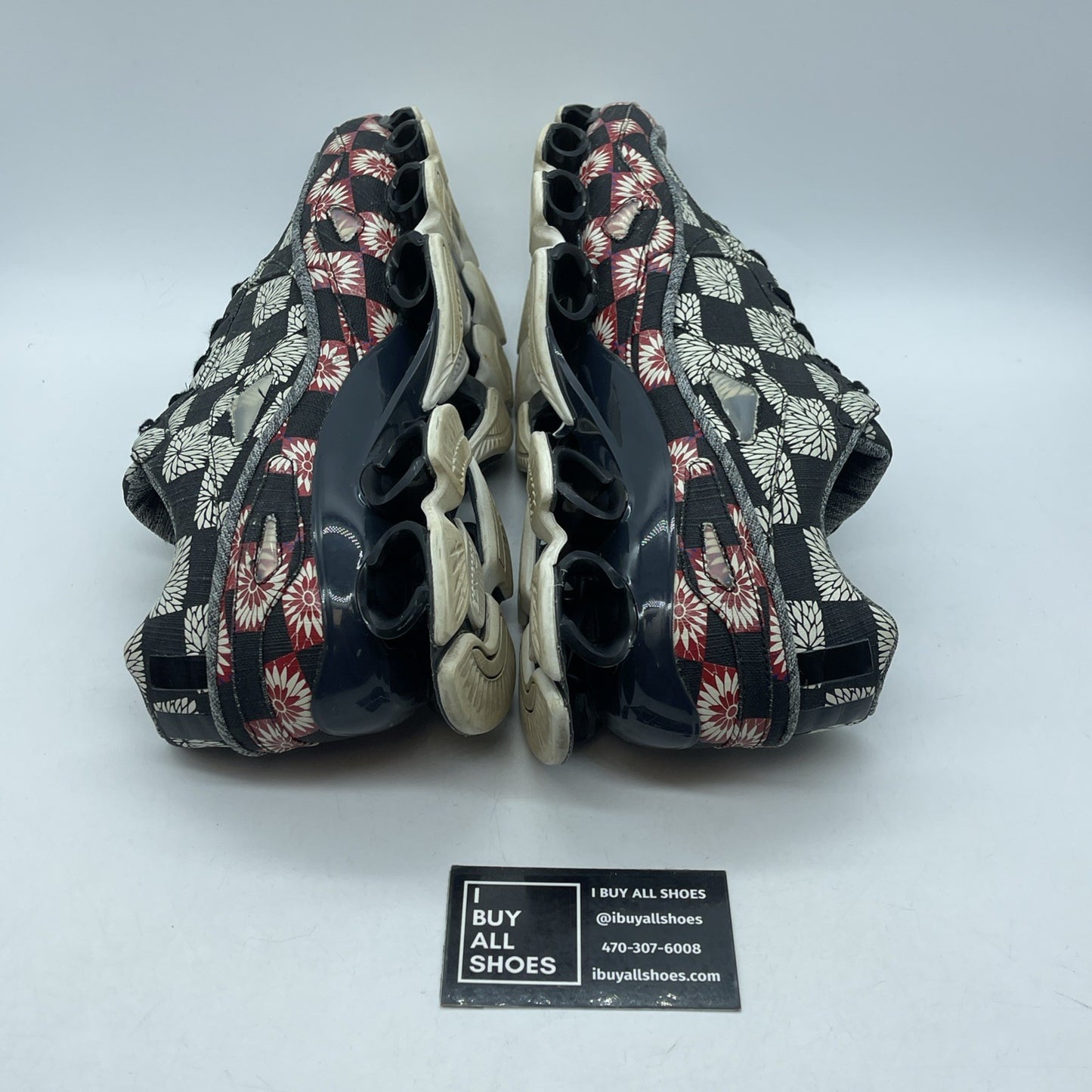 Size 13 - adidas Raf Simons Bounce Black White Red Suede Leather (B24080)