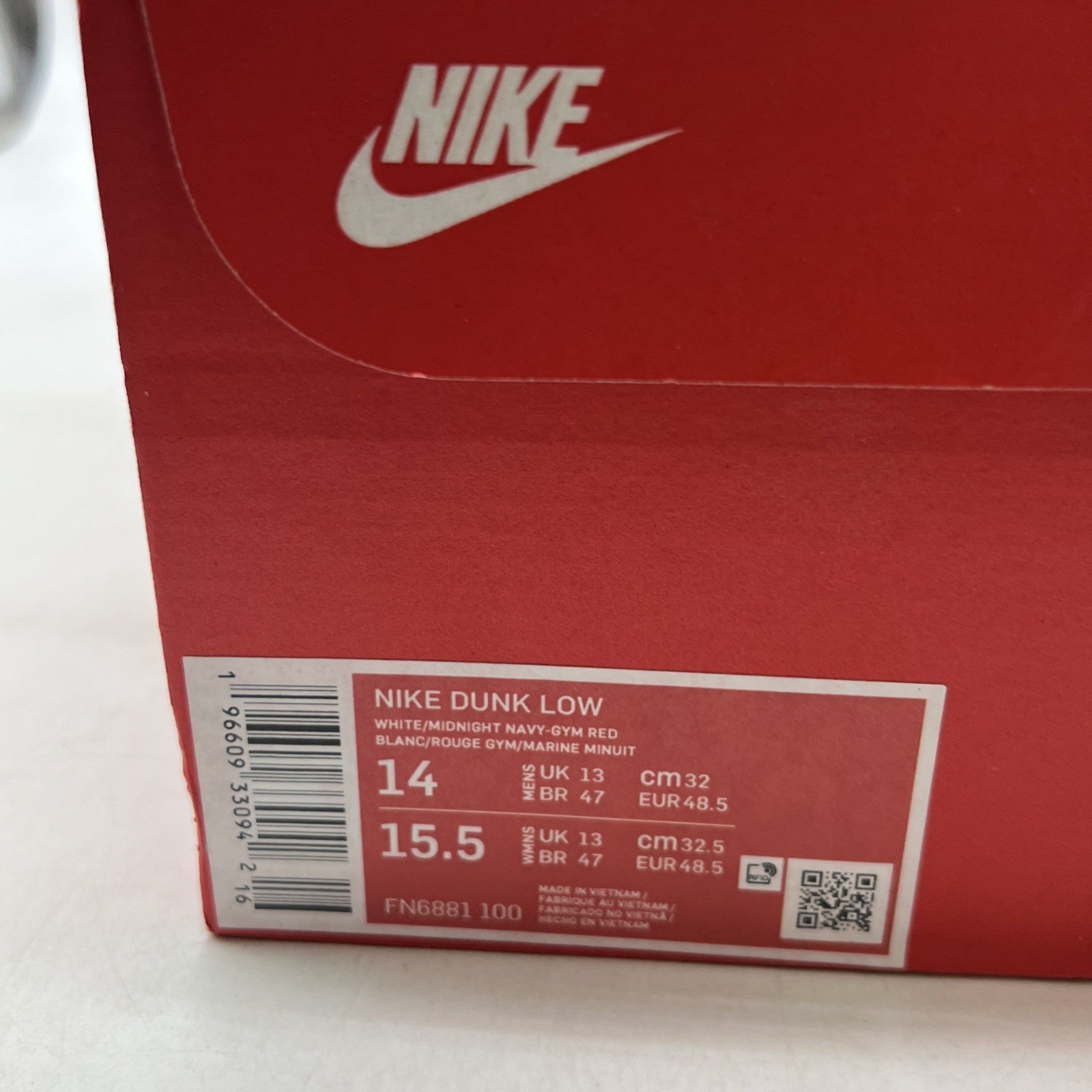 Size 14 - Nike Dunk Low Washed Denim (FN6881-100)