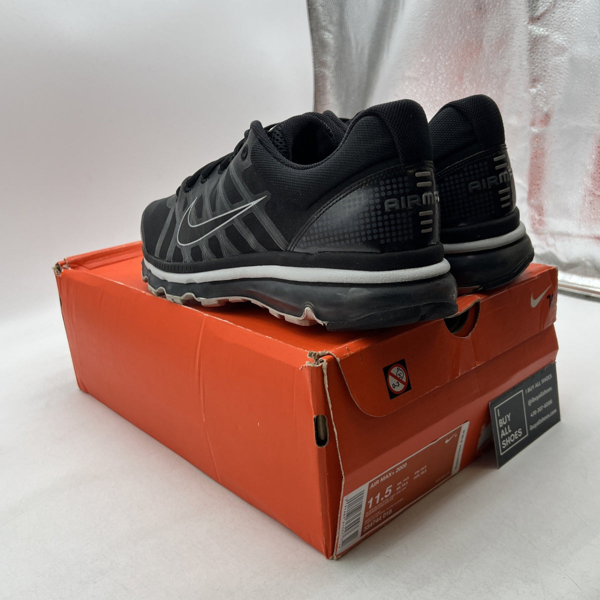 Size 11.5 - Nike Air Max+ 2009 Black (354744-018)