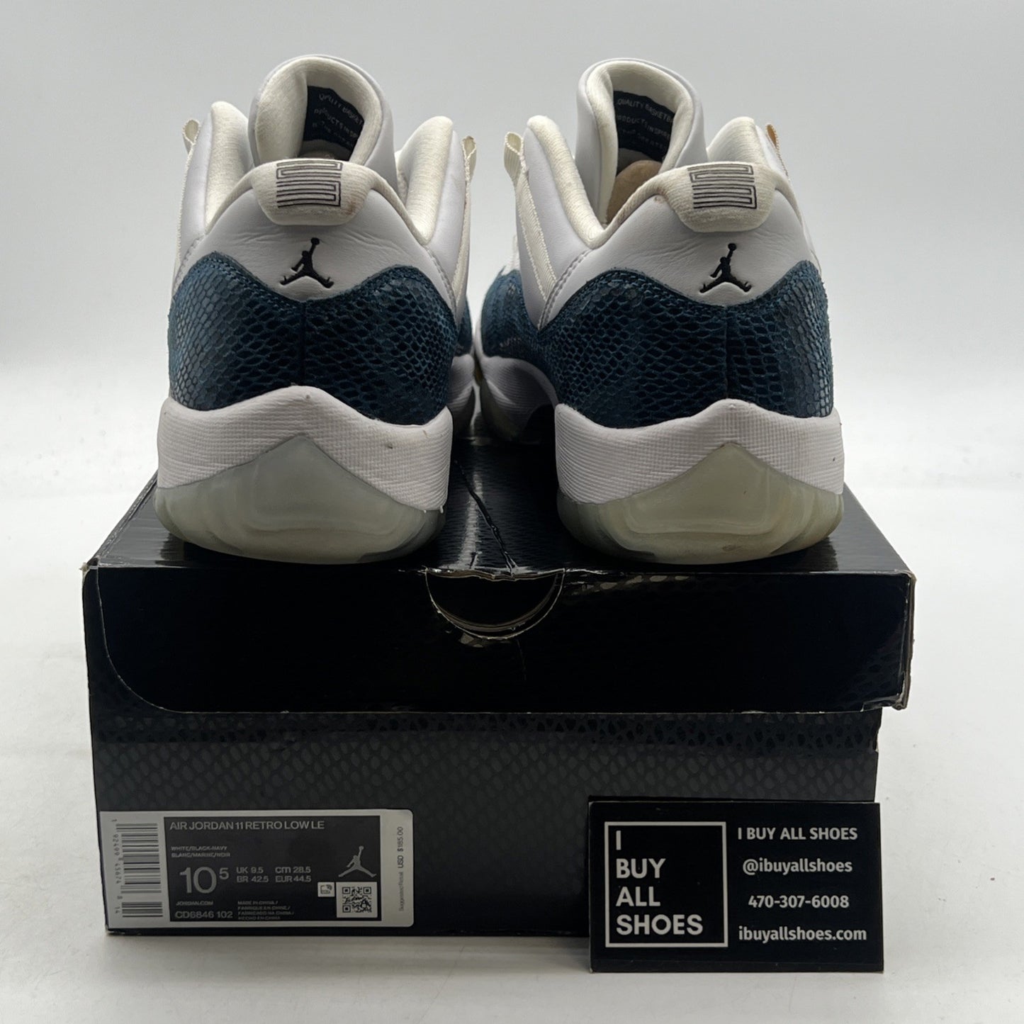 Size 10.5 - Air Jordan 11 Retro Low Snakeskin 2019 (CD6846-102)