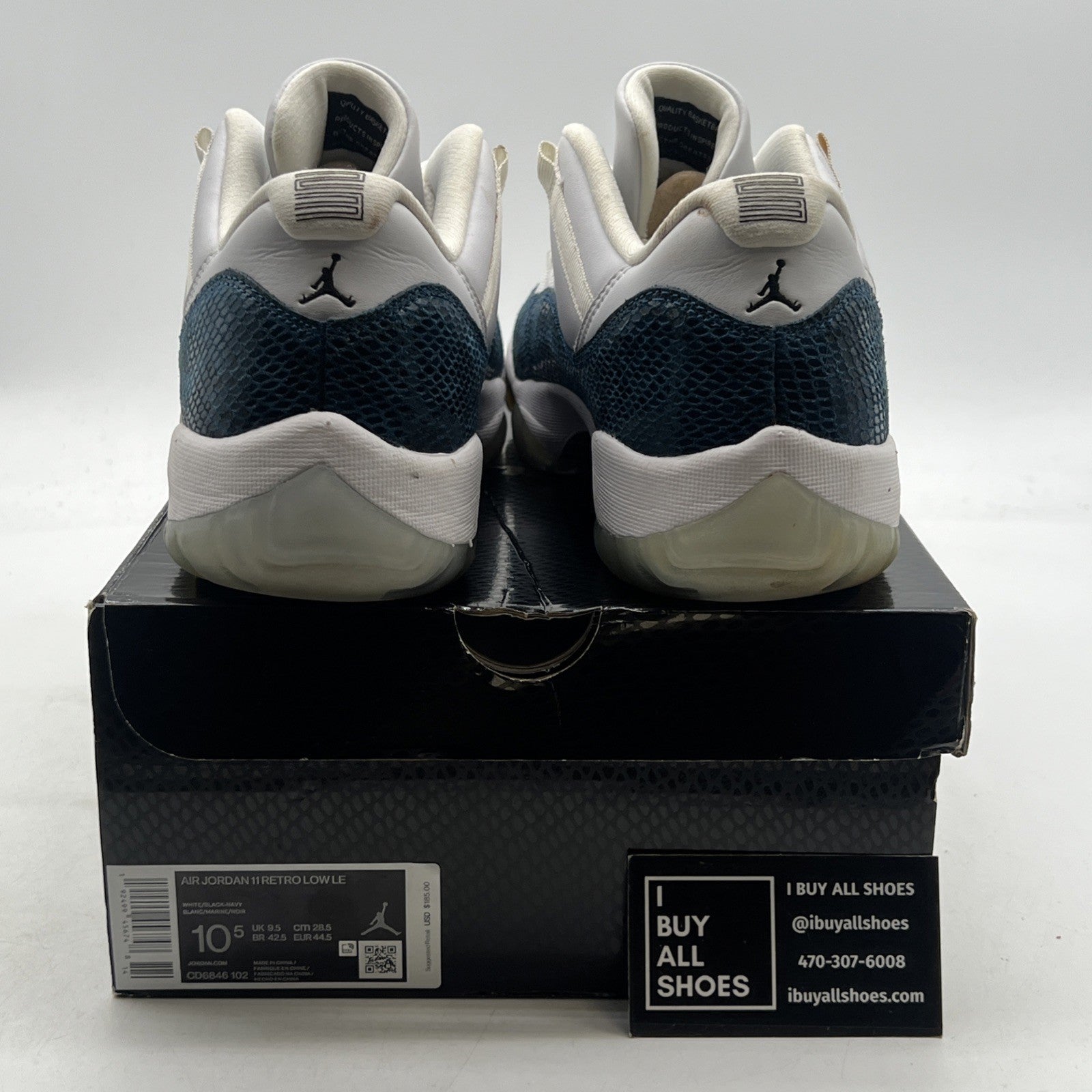 Size 10.5 - Air Jordan 11 Retro Low Snakeskin 2019 (CD6846-102)