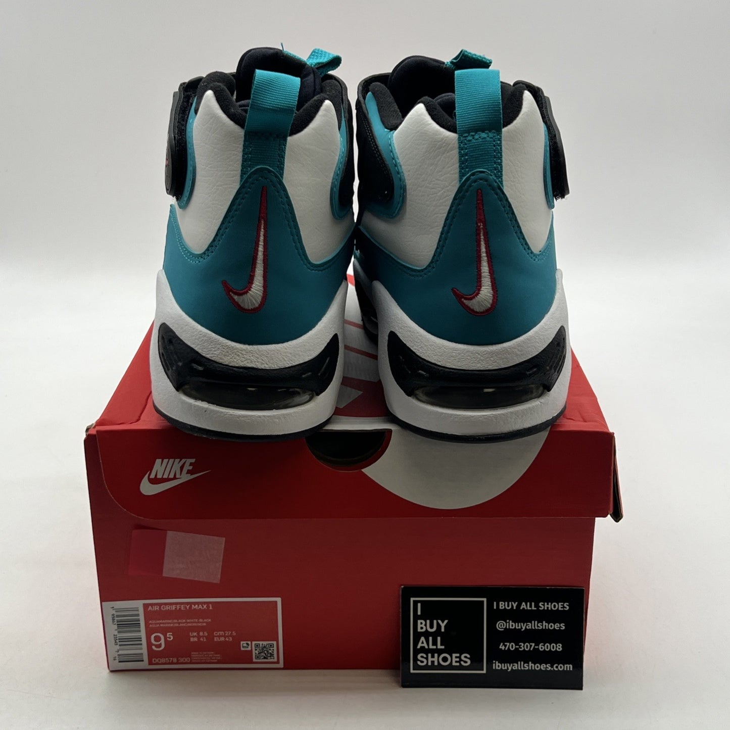Size 9.5 - Nike Air Griffey Max 1 Aquamarine (DQ8578-300)