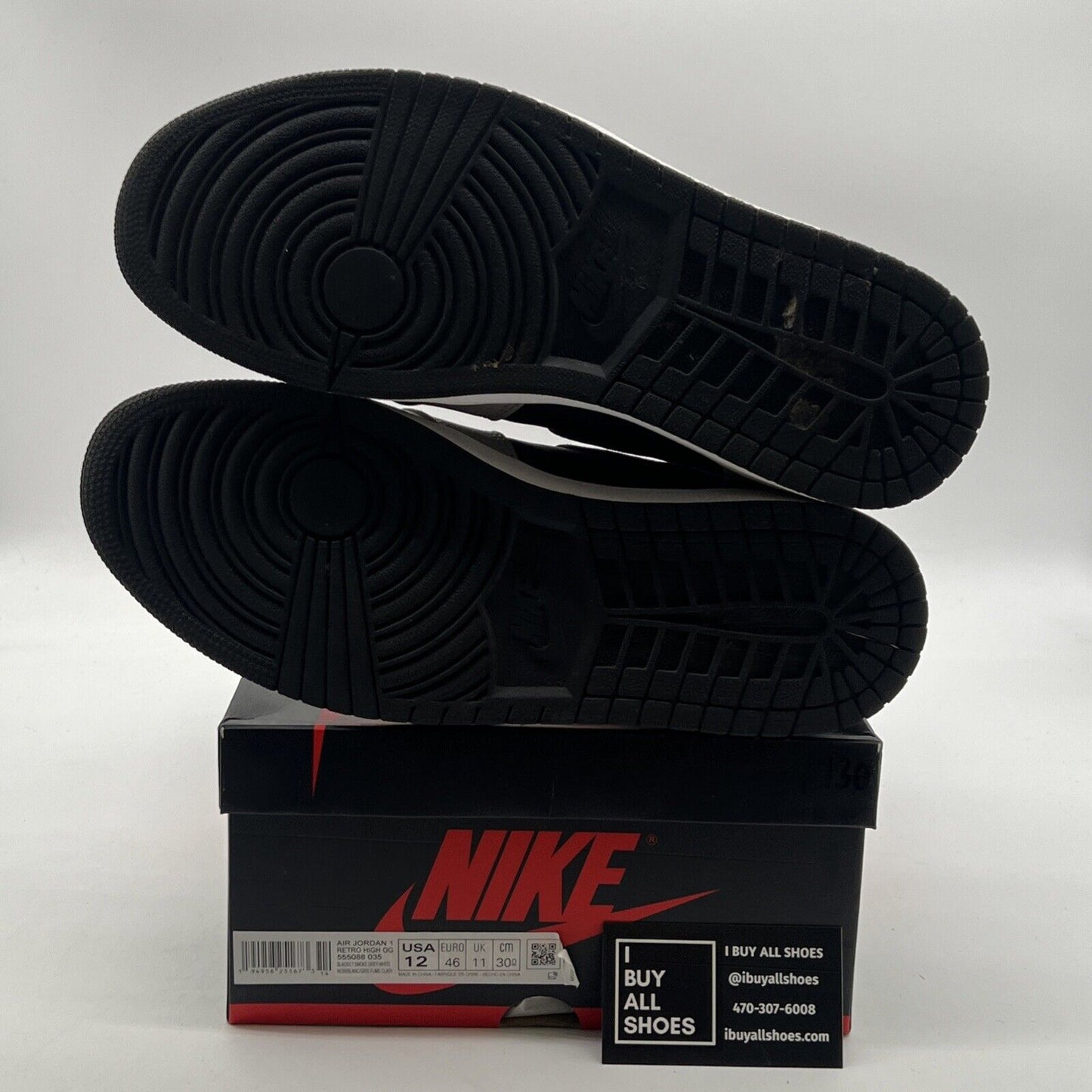 Size 12 - Air Jordan 1 Retro OG High Shadow 2.0 (555088-035)
