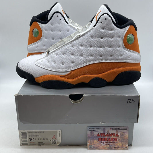 Size 10.5 - Air Jordan 13 Retro Starfish White Orange Black (414571-108)