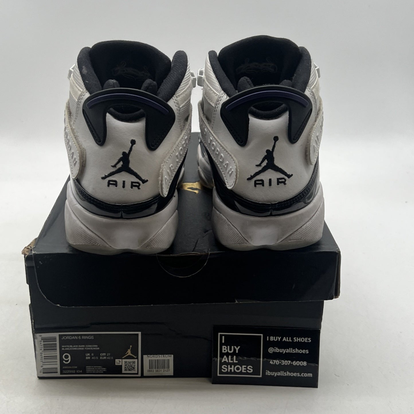 Size 9 - Air Jordan 6 Rings Concord 2017 (322922-104)