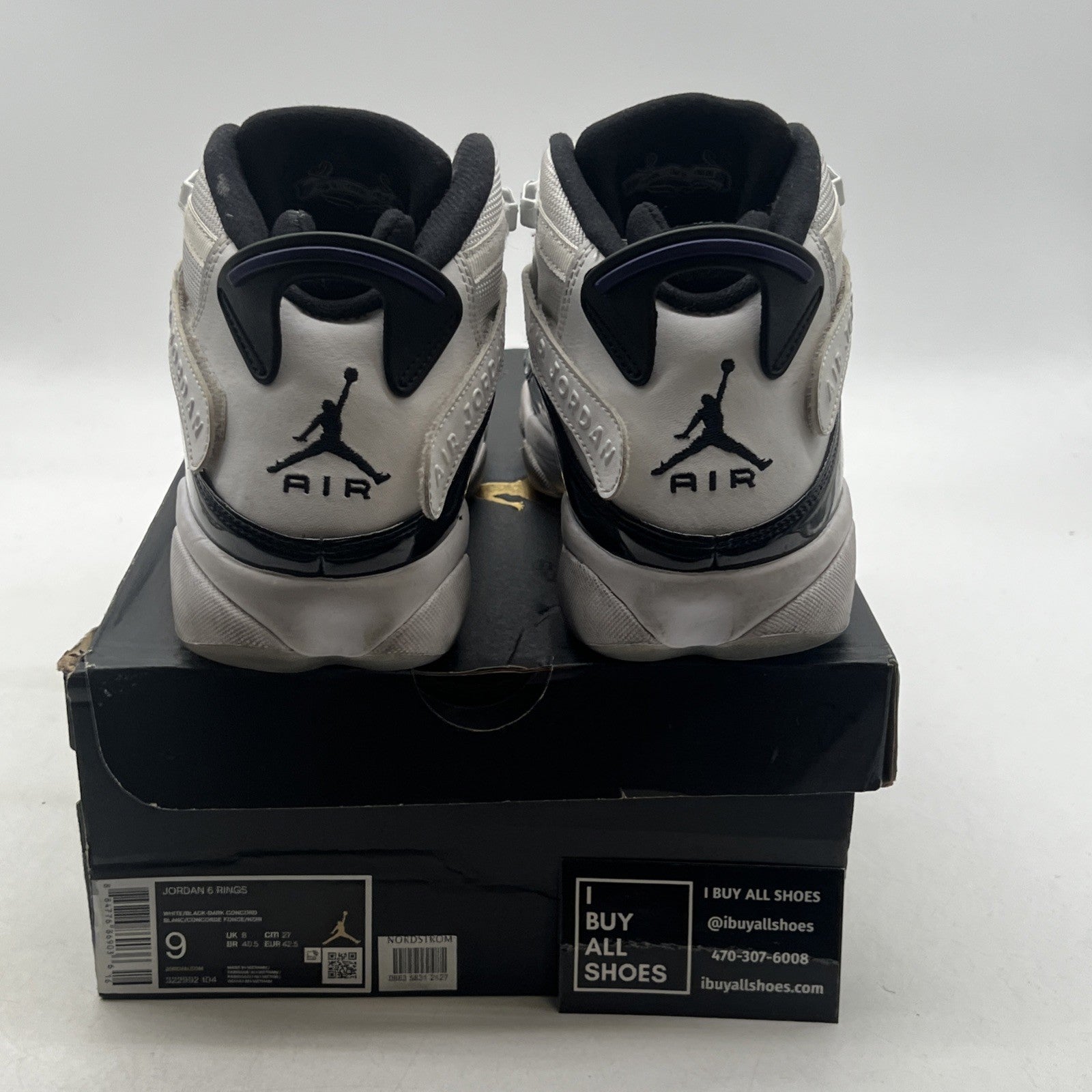 Size 9 - Air Jordan 6 Rings Concord 2017 (322922-104)