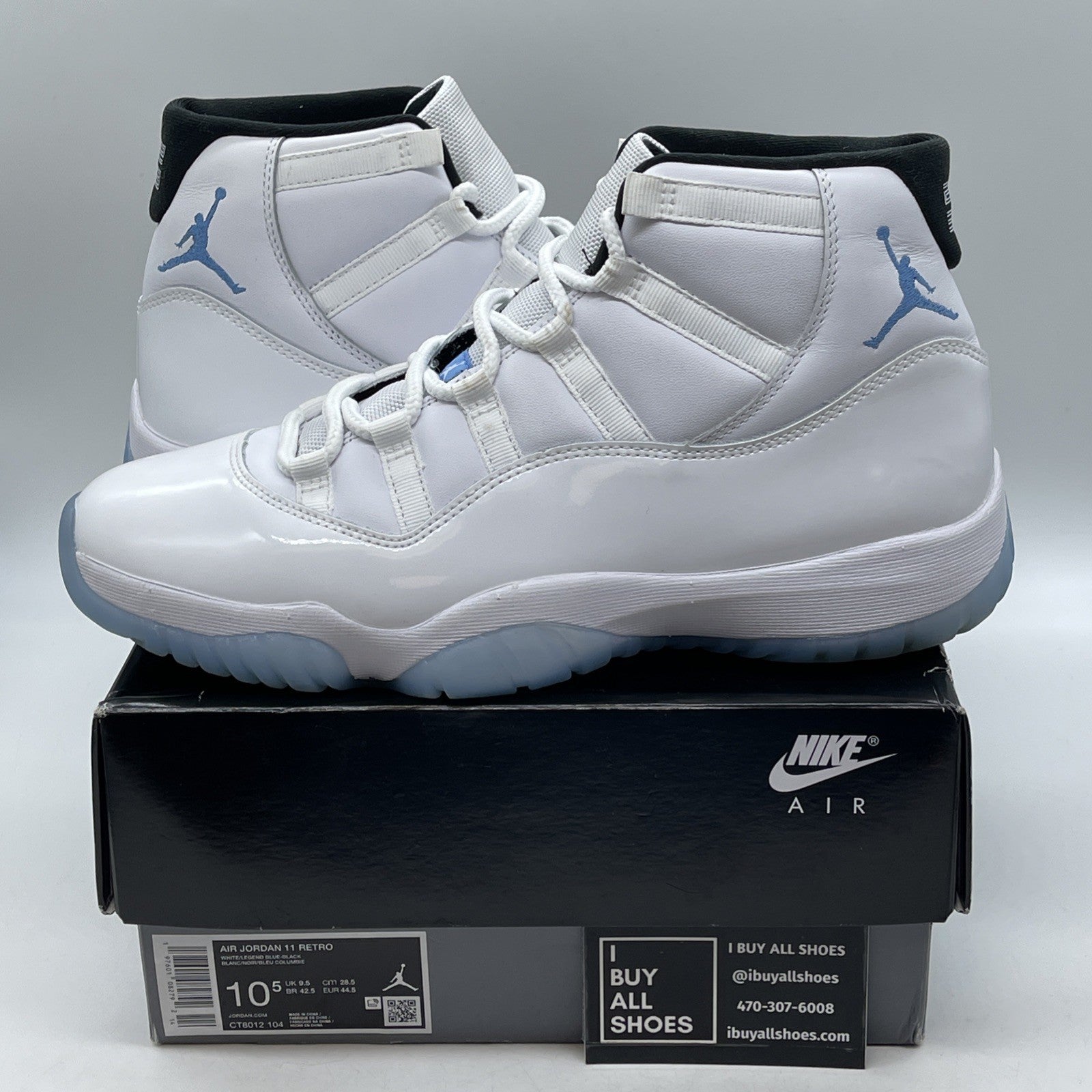 Size 10.5 - Air Jordan 11 Retro 2024 Legend Blue White Black (CT8012-104)