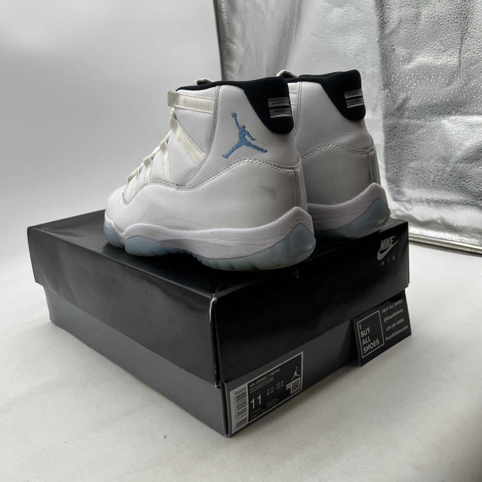 Size 11 - Air Jordan 11 Retro 2024 Legend Blue / Columbia (CT8012-104)