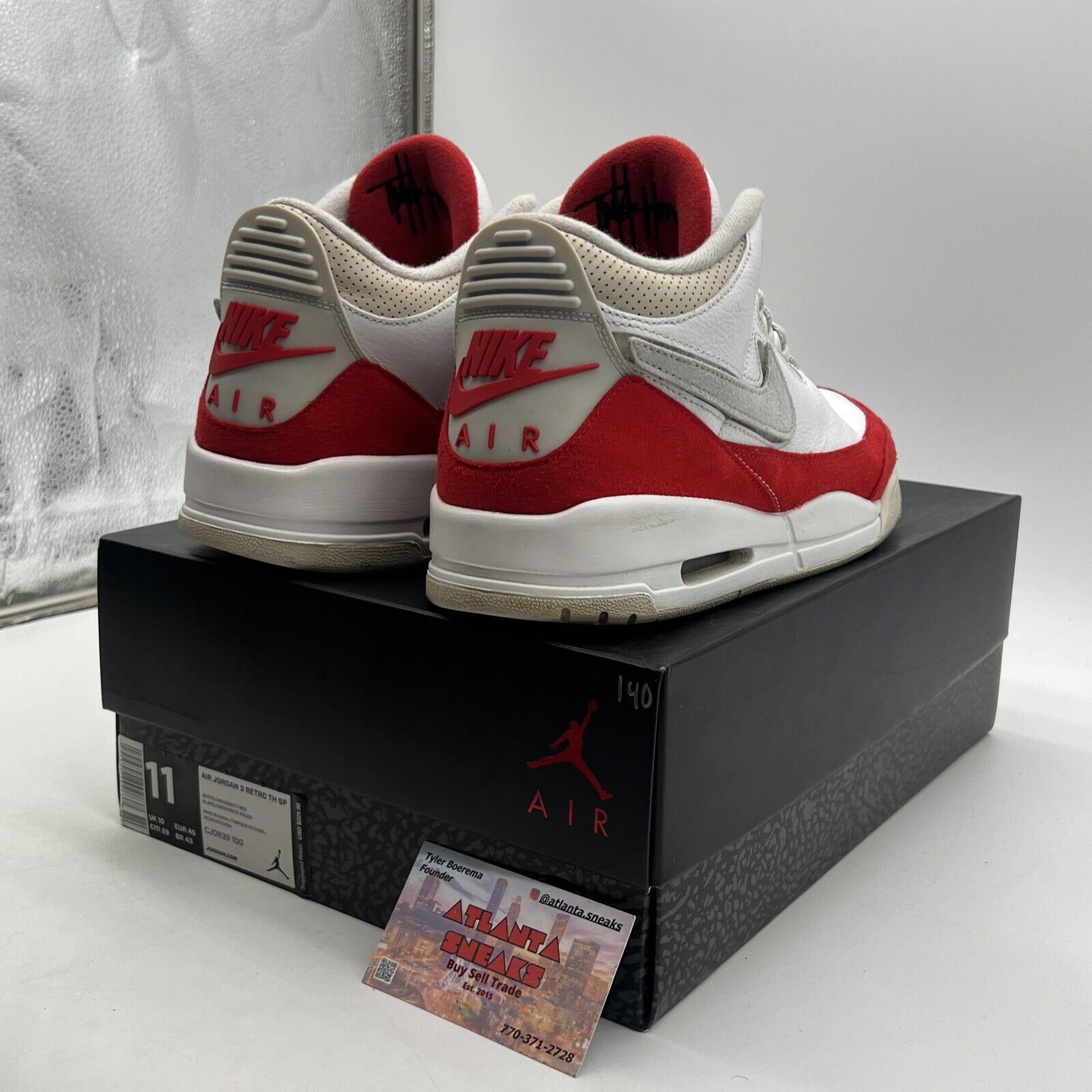 Size 11 - Jordan 3 Retro Tinker Air Max 1 2019 (CJ0939-100)