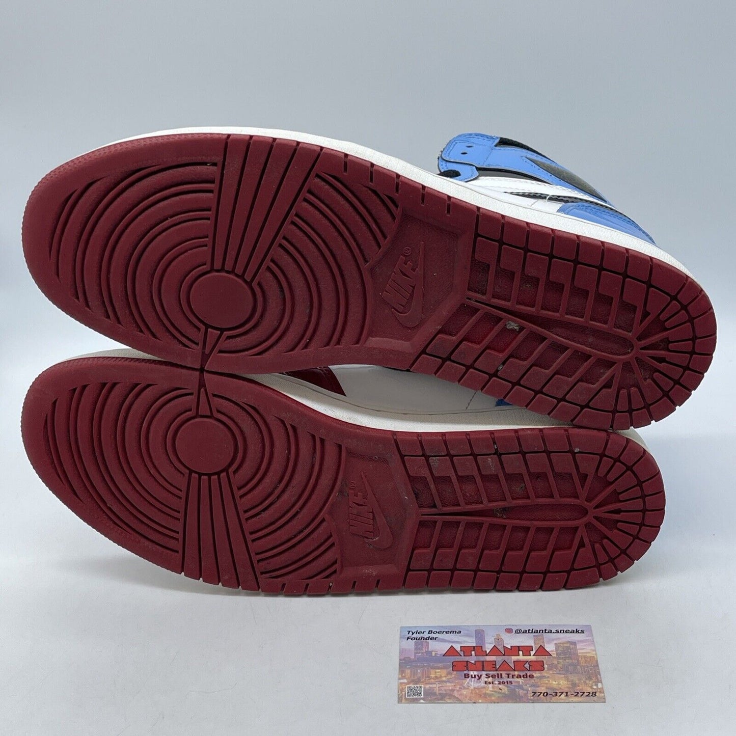Size 12 - Jordan 1 Retro OG High Fearless Blue Red White Leather (CK5666-100)