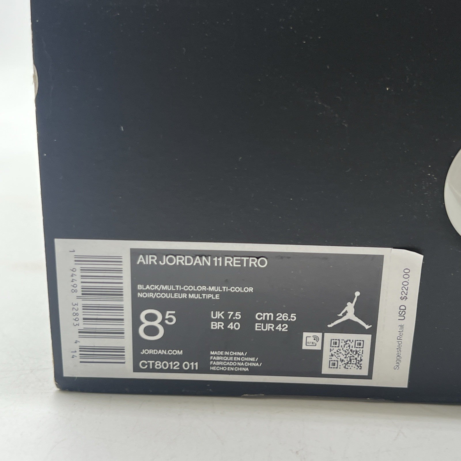 Size 8.5 - Air Jordan 11 Retro High Jubilee / 25th Anniversary (CT8012-011)