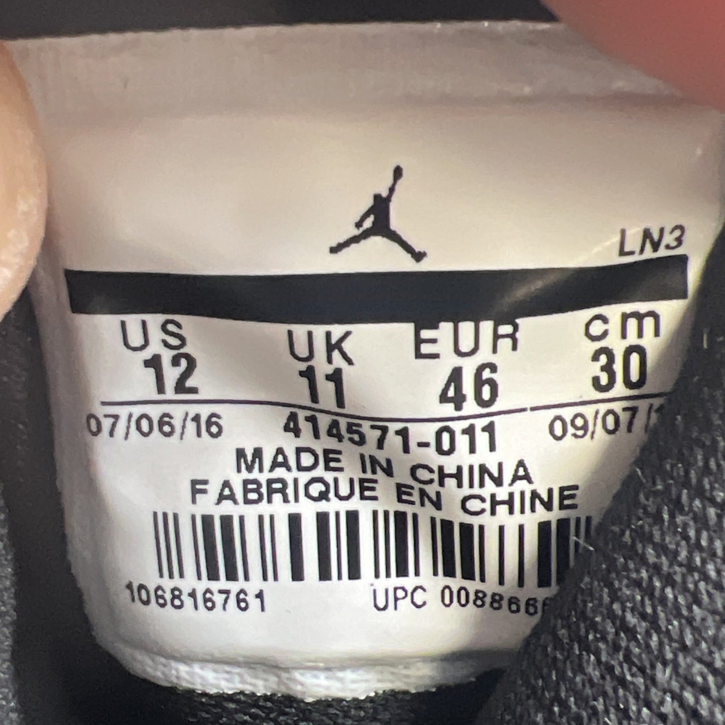 Size 12 - Air Jordan 13 Retro Black Cat (414571-011)