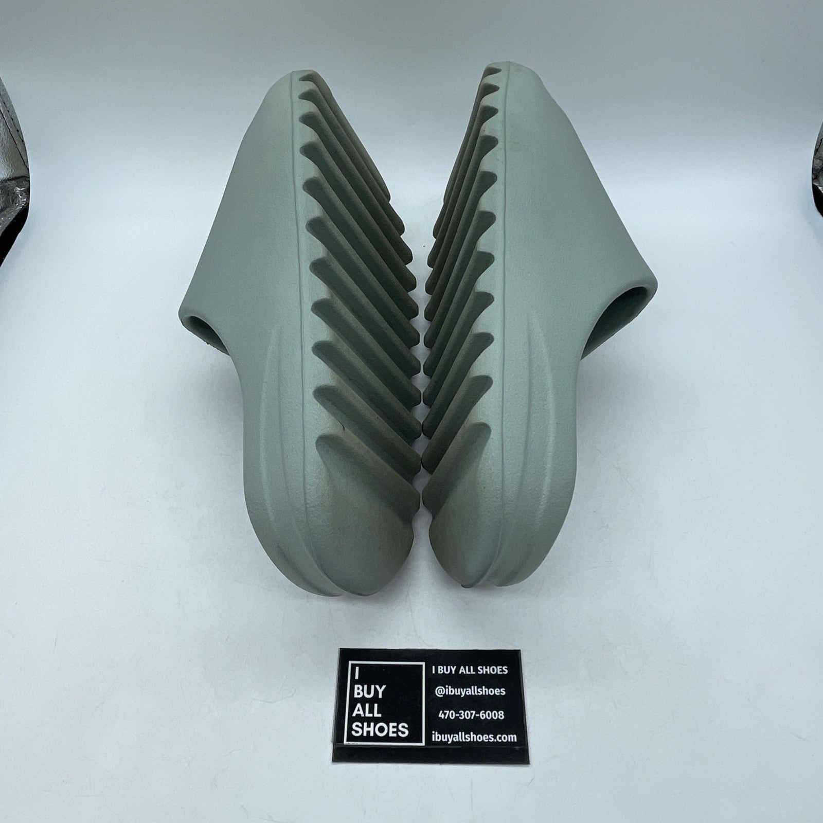 Size 13 - Yeezy Slides Salt Rubber Blue (ID5480)