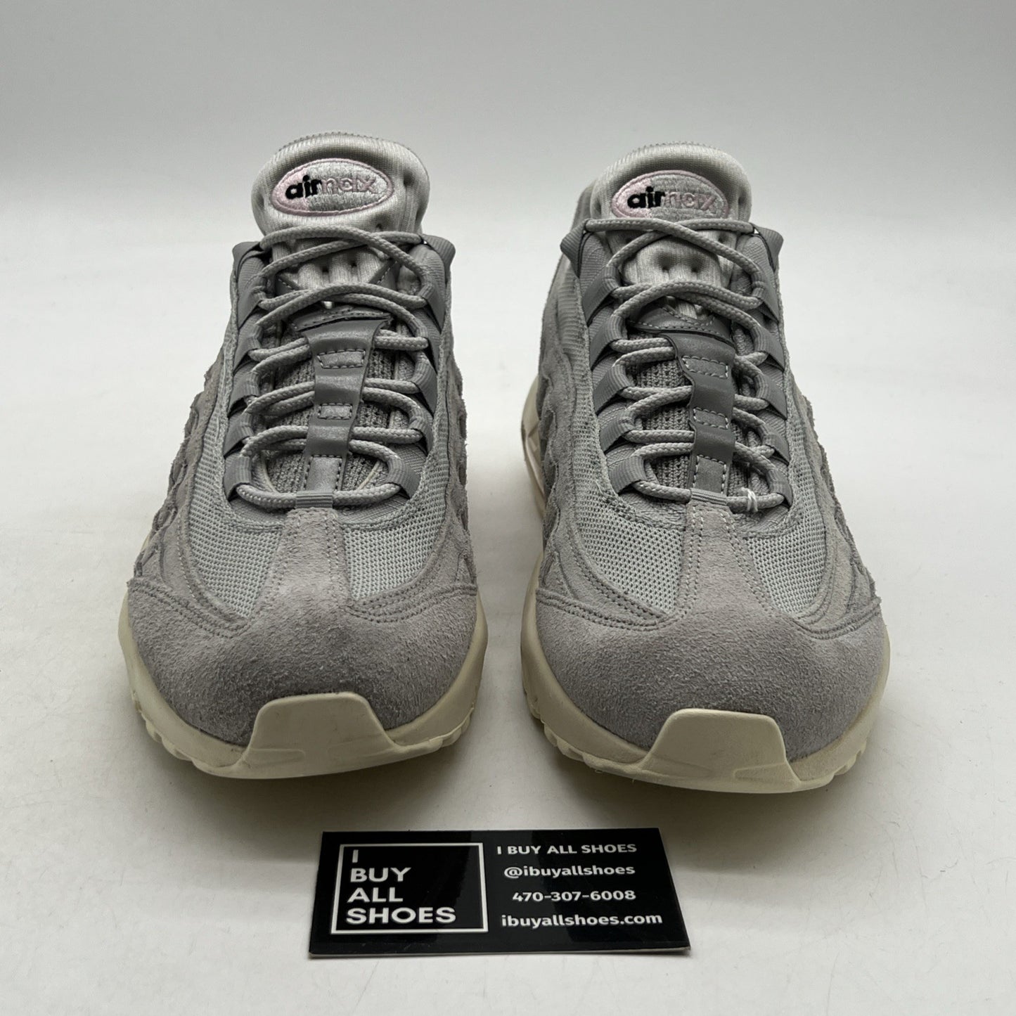 Size 9.5 - Nike Air Max 95 Grey Fog Pink Foam (DX2670-001)