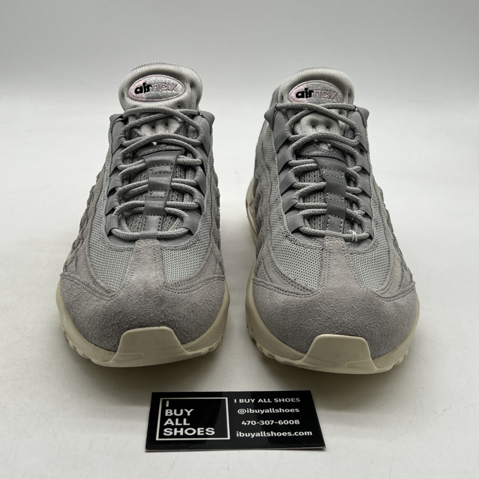 Size 9.5 - Nike Air Max 95 Grey Fog Pink Foam (DX2670-001)