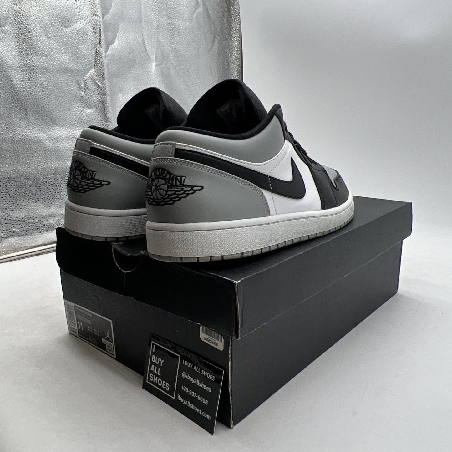 Size 11 - Air Jordan 1 Low Shadow Toe (553558-052)