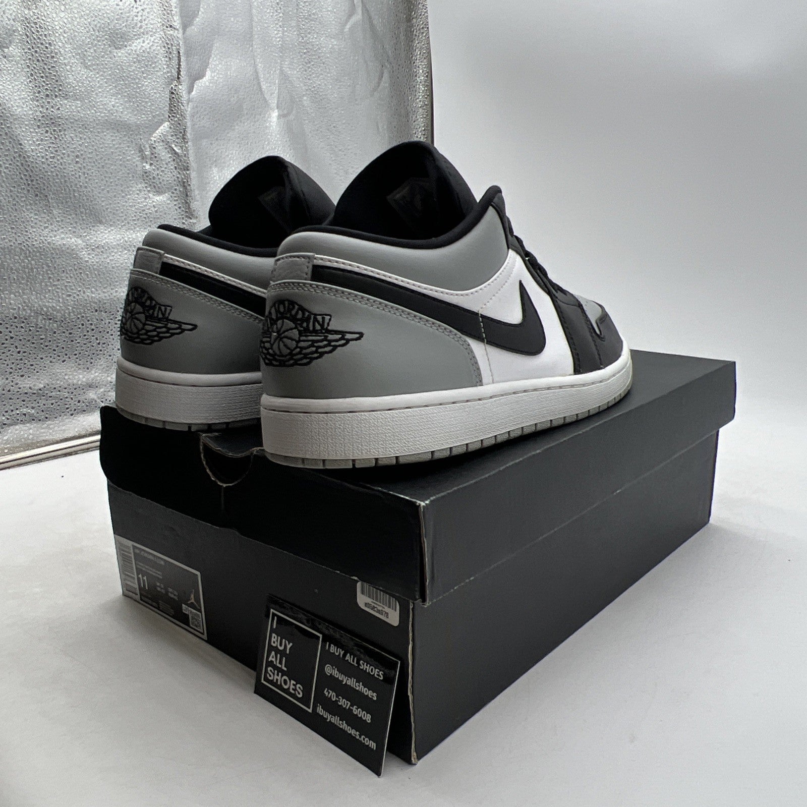 Size 11 - Air Jordan 1 Low Shadow Toe (553558-052)