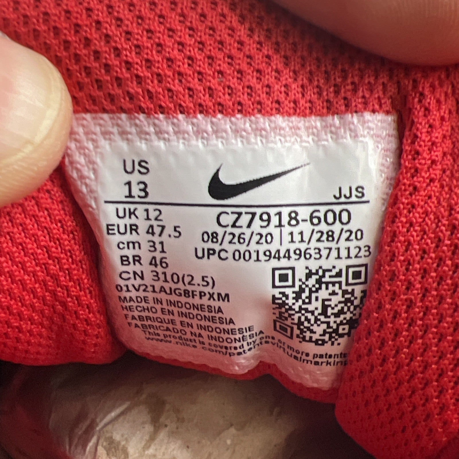 Size 13 - Nike Air Max 90 Triple Red (CZ7918-600)