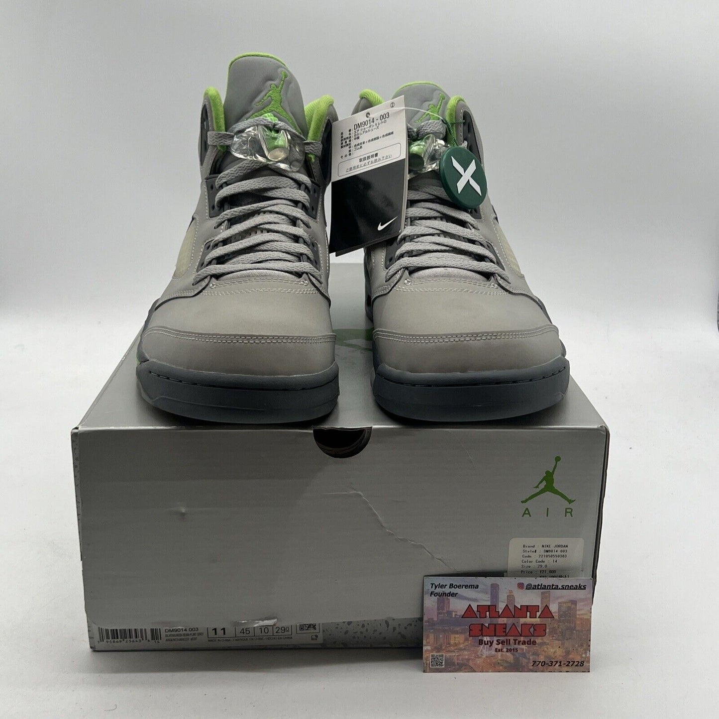 Size 11 - Air Jordan 5 Retro Green Bean (DM9014-003)